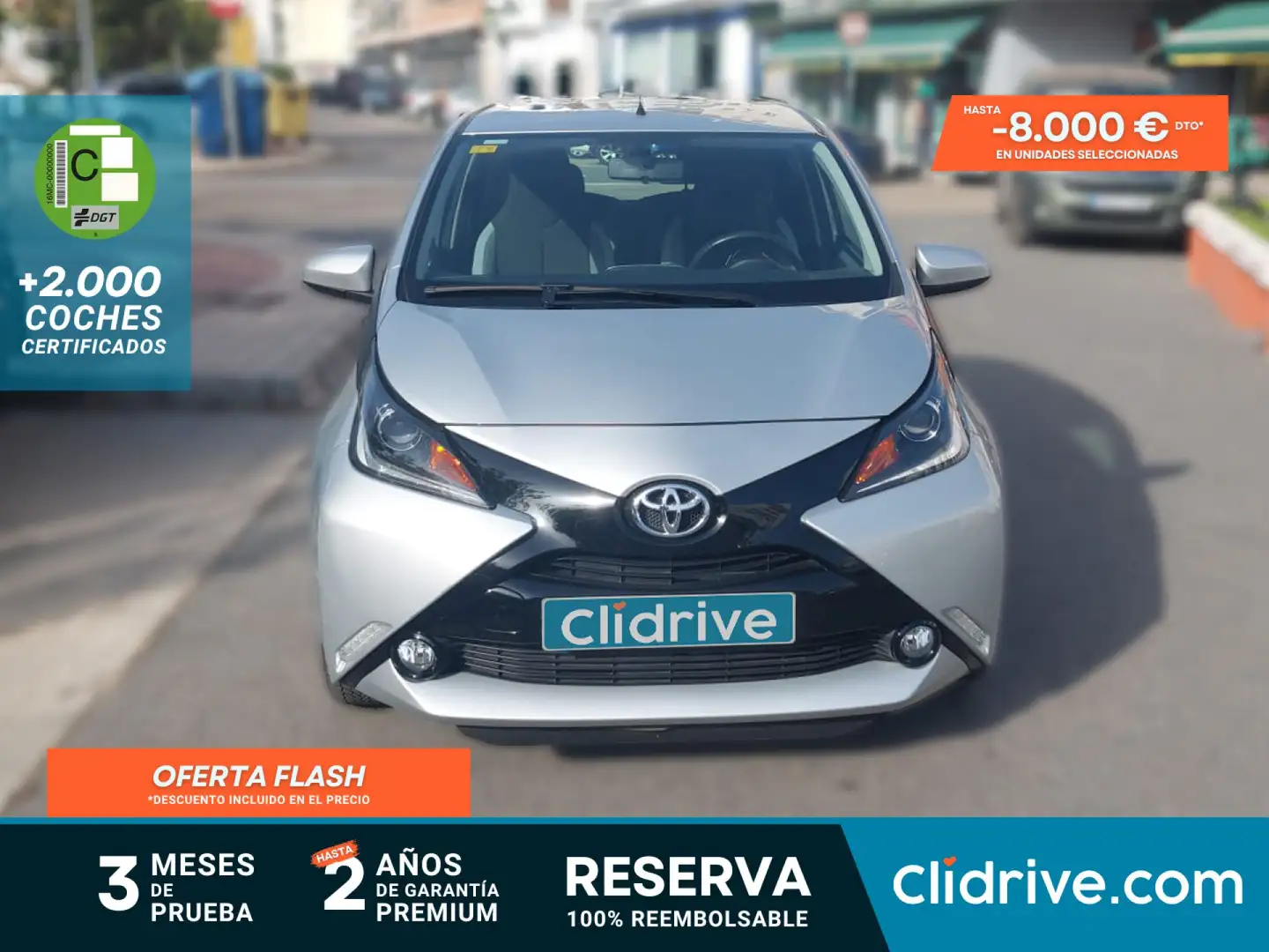 Toyota Aygo 70 x-play Gris - 1
