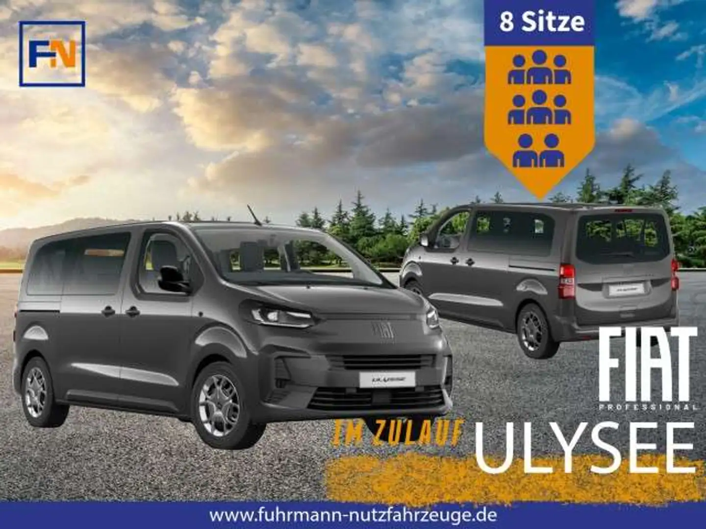 Fiat Ulysse KOMBI BASIS L3 180AT Grijs - 1