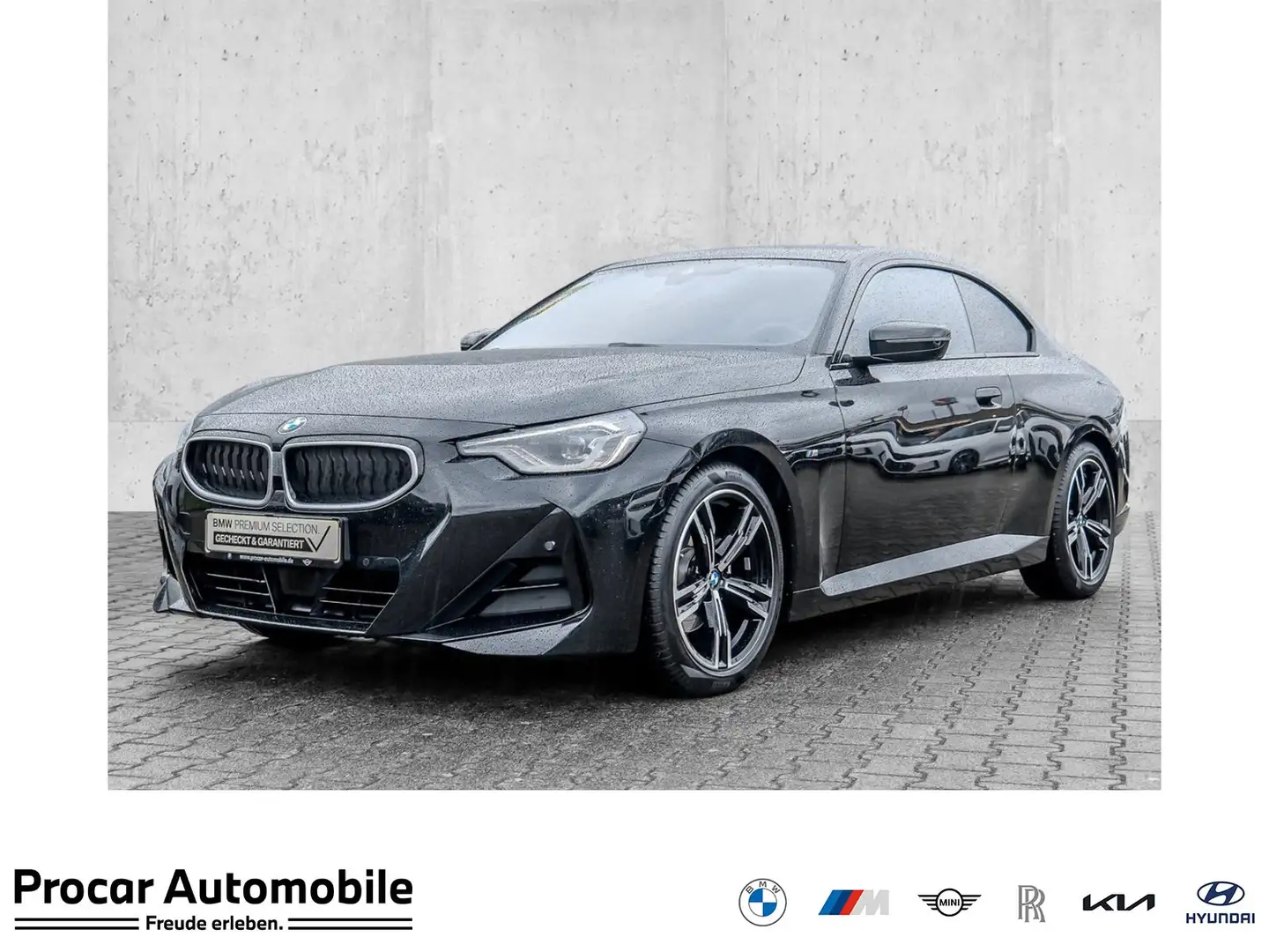 BMW 220 i Coupé M Sport LED Widescreen RFK HiFi DAB Schwarz - 1