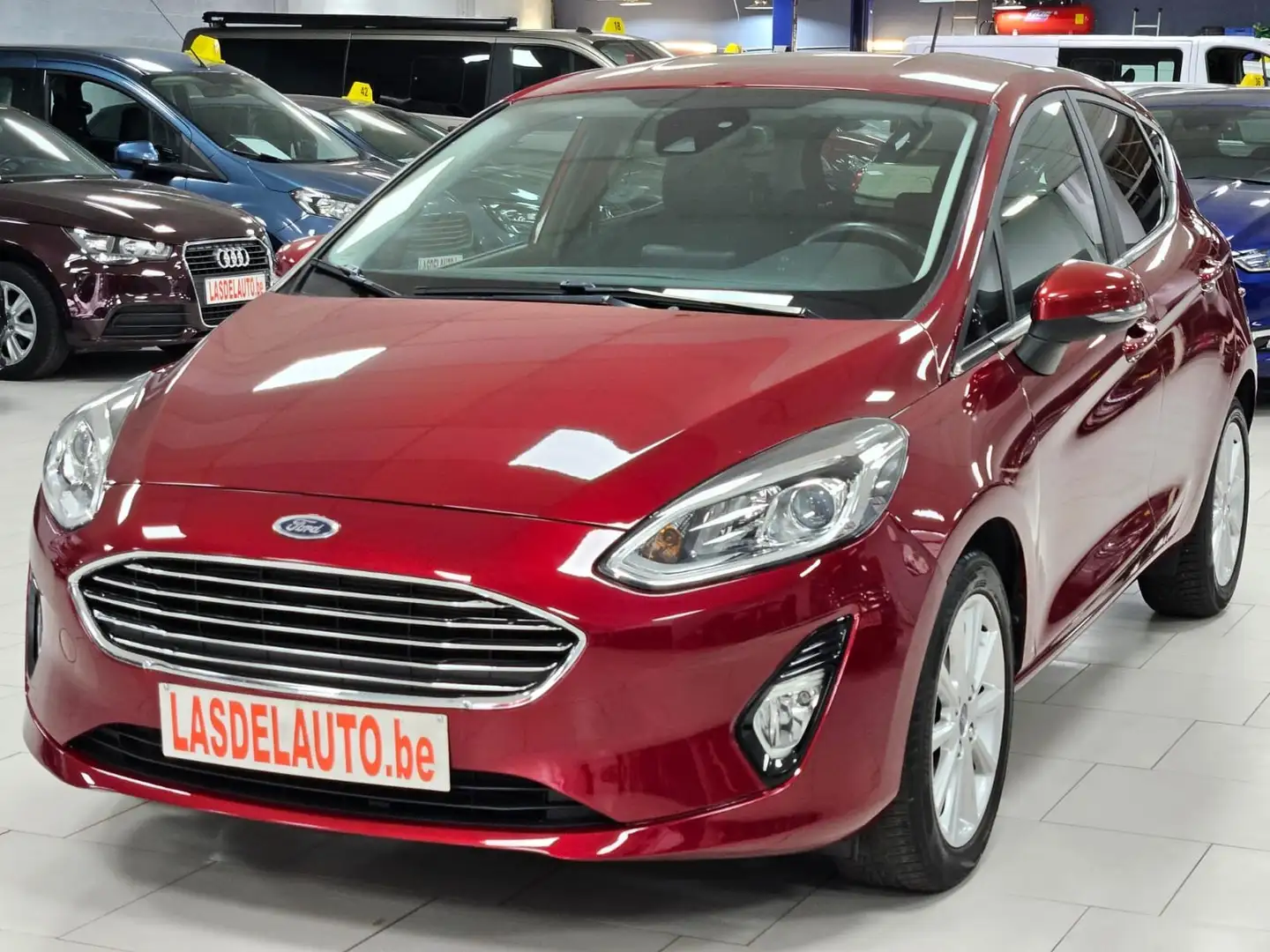 Ford Fiesta 1.0i Chauffants Lane Assist Blue Clim Cruise CRPLY Rot - 1