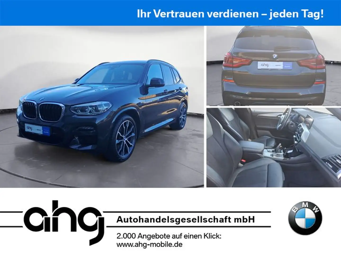 BMW X3 xDrive30d AT M SPORT Navi Panoramadach Blueto Grau - 1