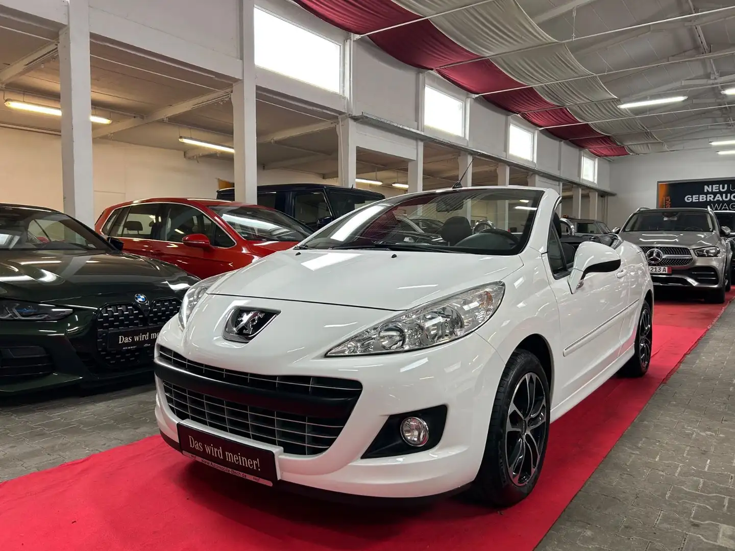 Peugeot 207 CC Cabrio-Coupe Premium*1.HAND*TÜV NEU*SHZ* Weiß - 1
