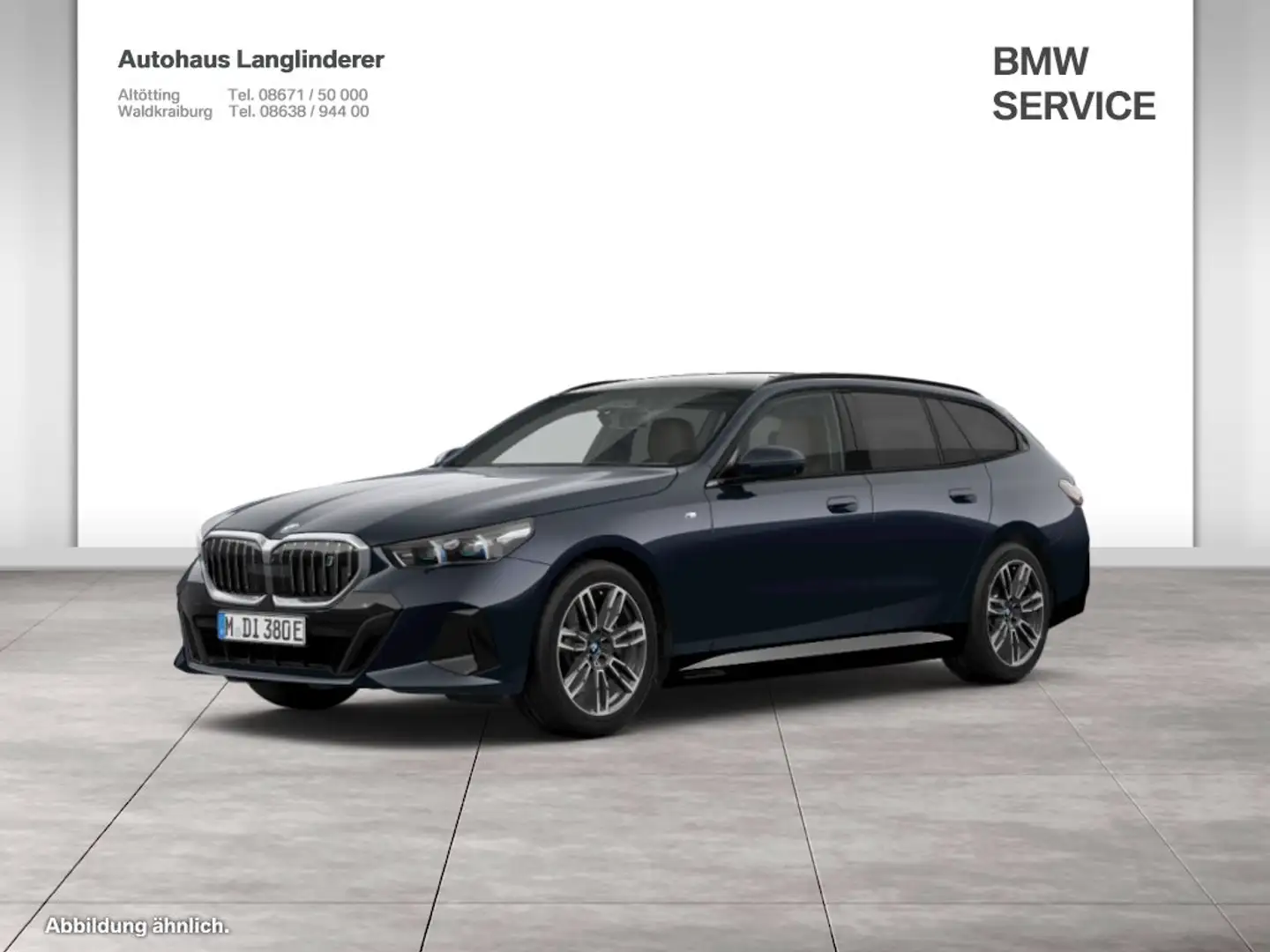 BMW i5 eDrive40 Touring NP93029,- MSport Autobahnassisten Schwarz - 1