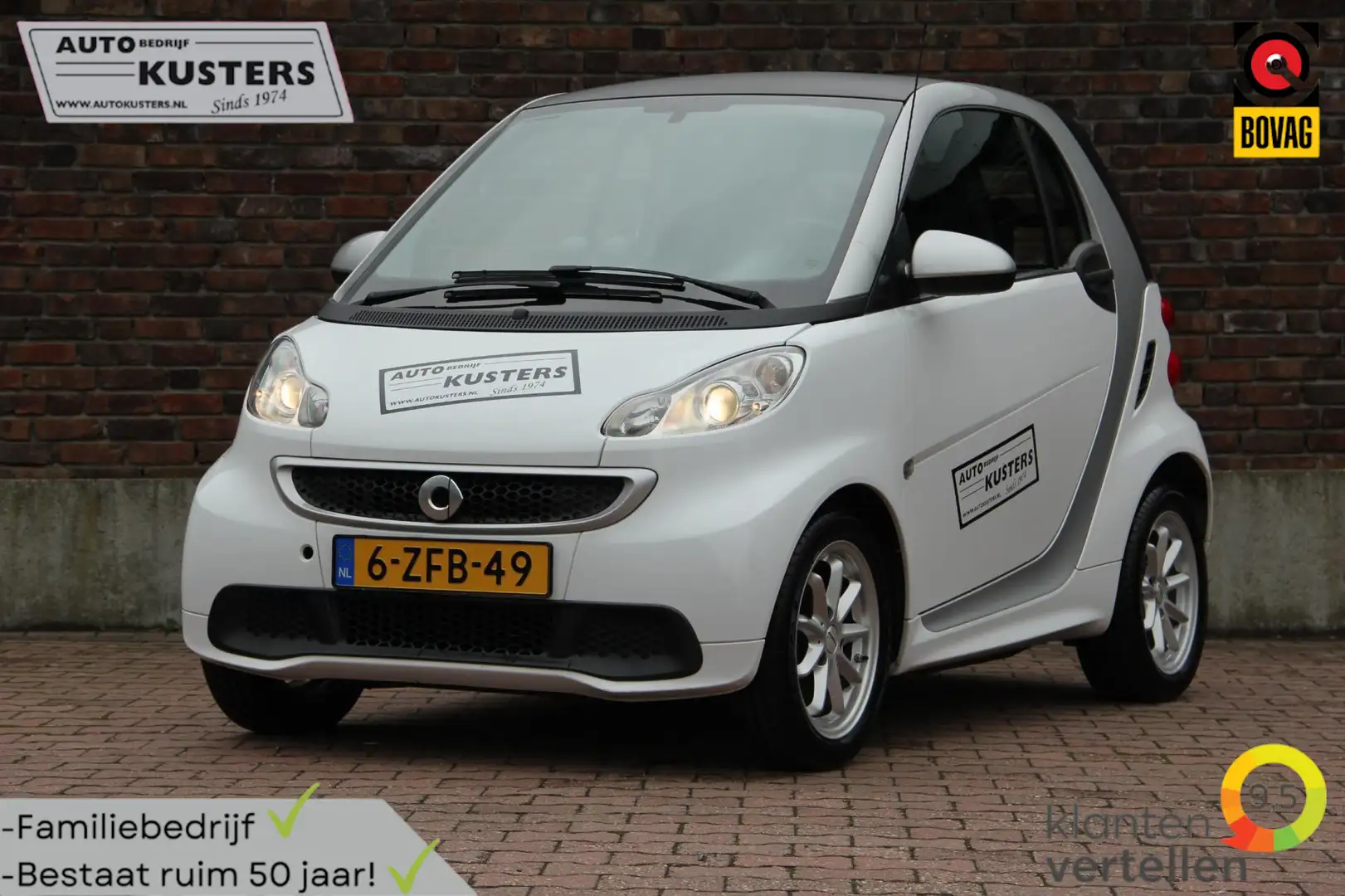 smart forTwo coupé Electric drive 18 kWh | Lederen Bekleding | Bianco - 1