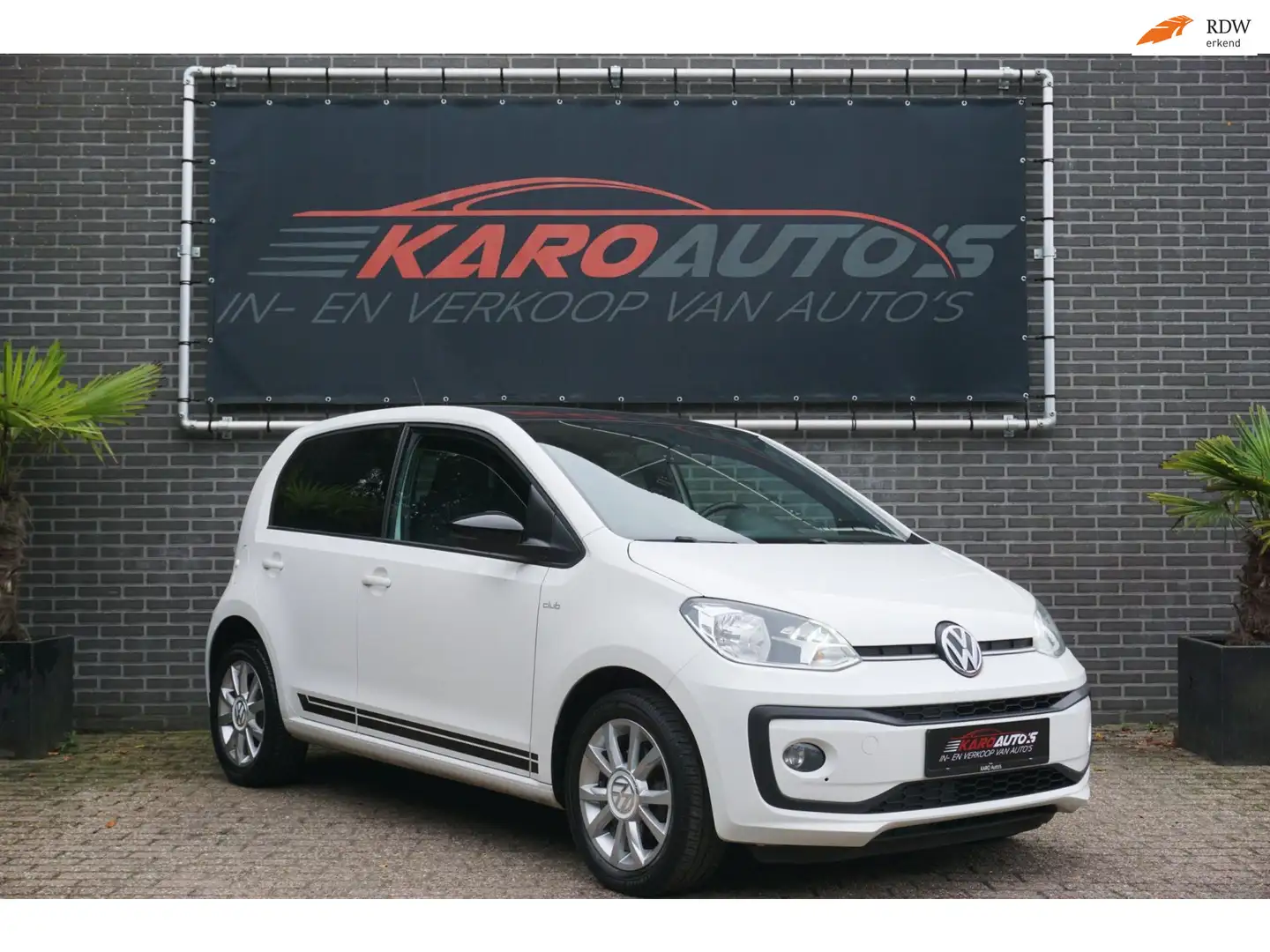 Volkswagen up! 1.0 BMT Club up! Clima Stoelvw Elek Rm 1e Eig Blanc - 1