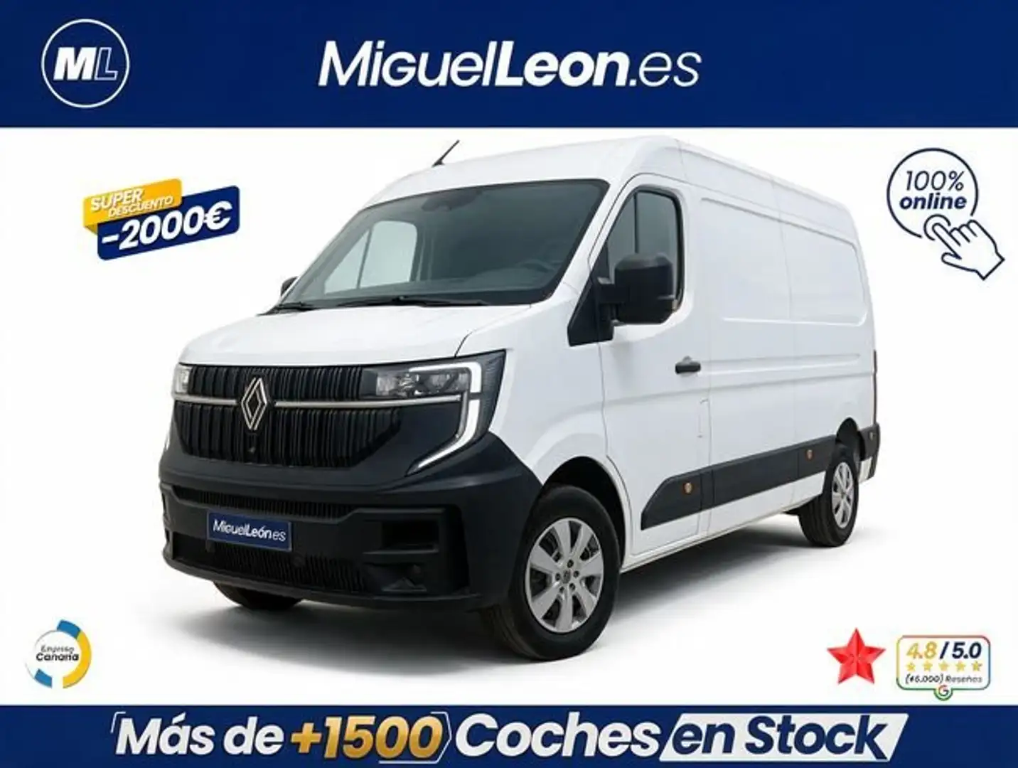 Renault Master Fg. Blue dCi T L3H2 3500 T 96kW Blanco - 1