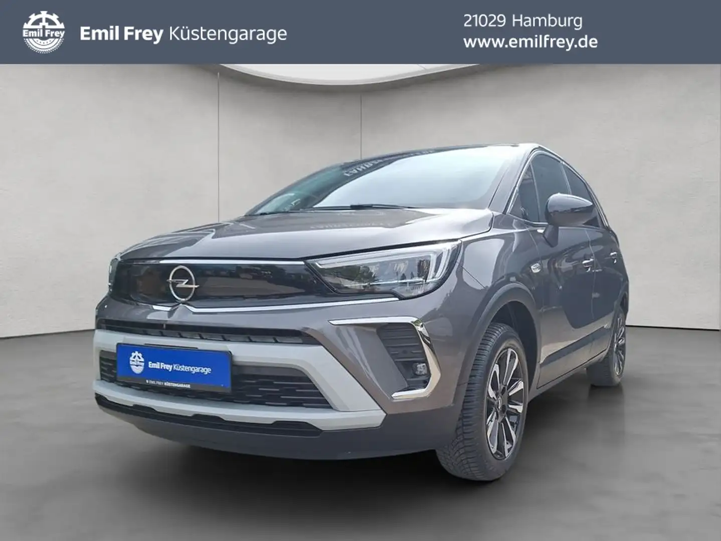 Opel Crossland Crossland 1.2 Automatik Elegance AHK RFK FRA SHZ Grijs - 1
