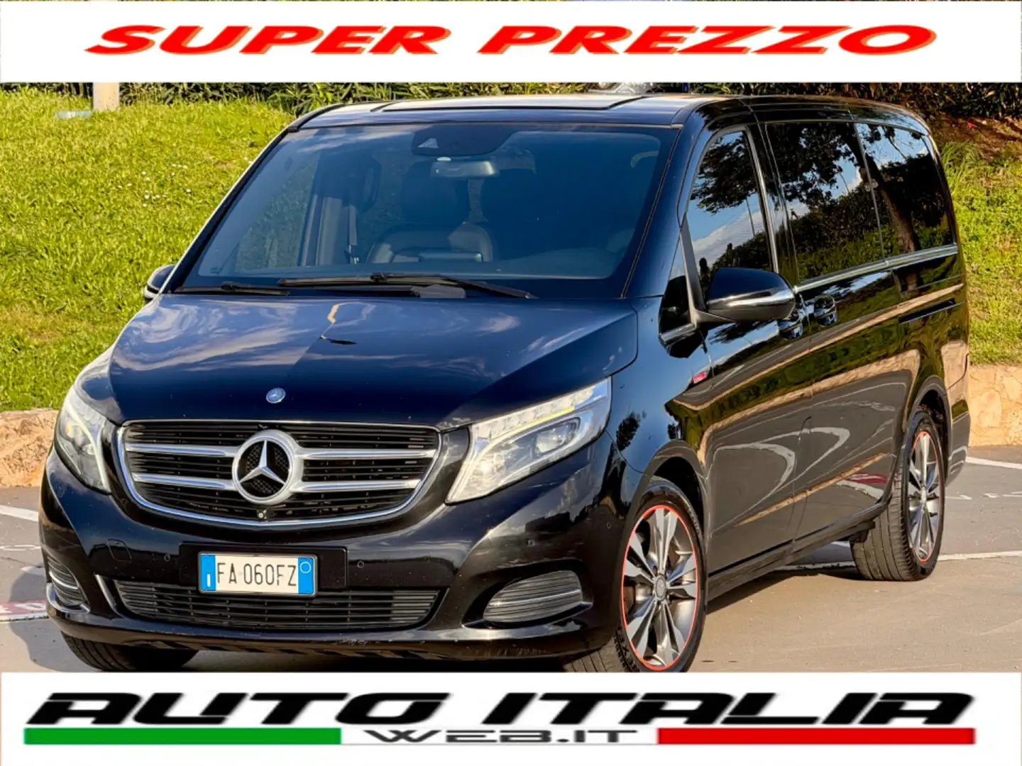 Mercedes-Benz V 250 CDI AUTOMATIC PASSO MEDIO+PELLE+TELEC360+NAVI Nero - 1