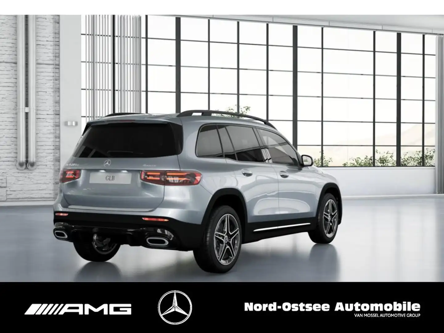 Mercedes-Benz GLB 220 d 4M AMG ADV+ 360°KAM MULTIBEAM TEMPO AHK SHZ Zilver - 2