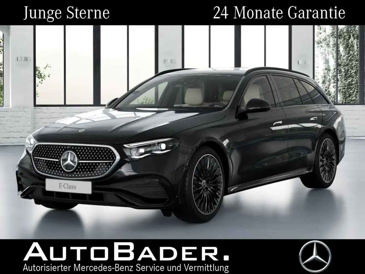 Mercedes-Benz E 300 E 300 de 4M T AMG Premium SUPERSCREEN FAP+ AHK Negro - 1