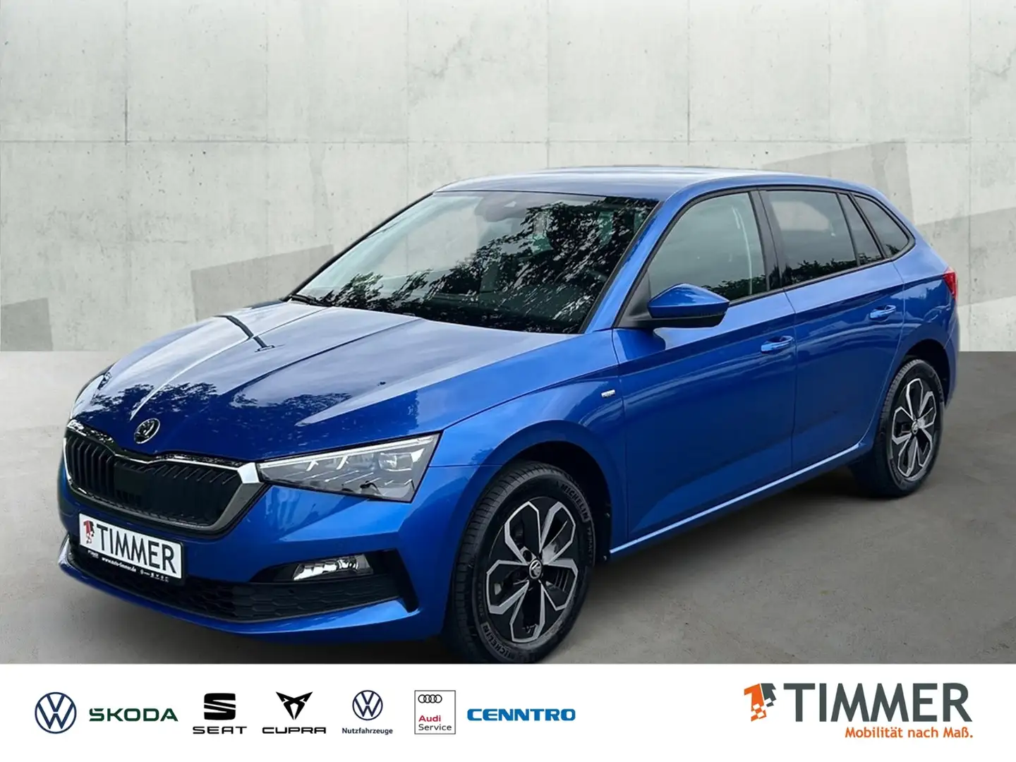 Skoda Scala 1.0 TSI DSG DRIVE *LED *SHZ *ALU *TEMPO *DAB * Blauw - 1