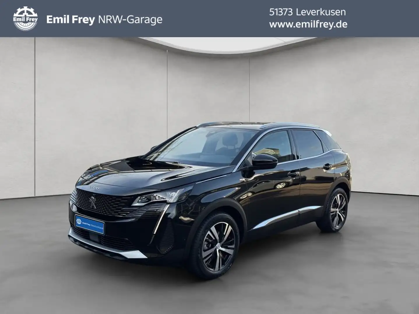 Peugeot 3008 Hybrid 136 e-DSC6 GT NAVI+AHK+LED+ACC Noir - 1