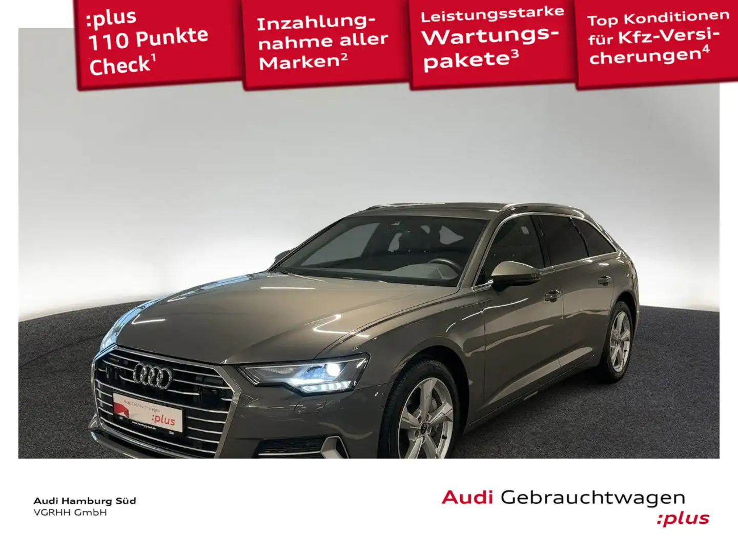 Audi A6 45 TFSI qu. advanced S tronic NAVI/ACC Grau - 1