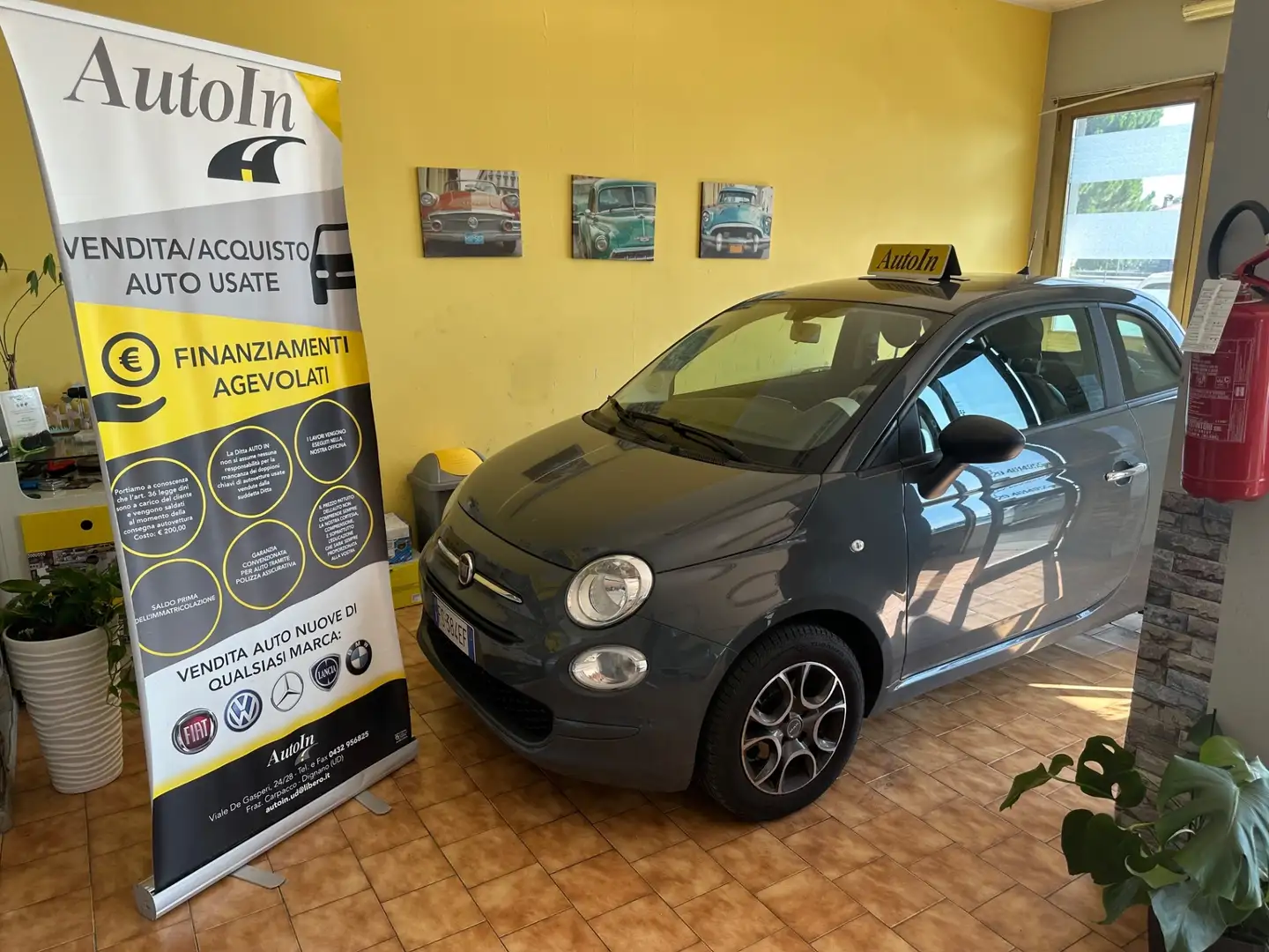 Fiat 500 500 1.2 Lounge Grau - 1