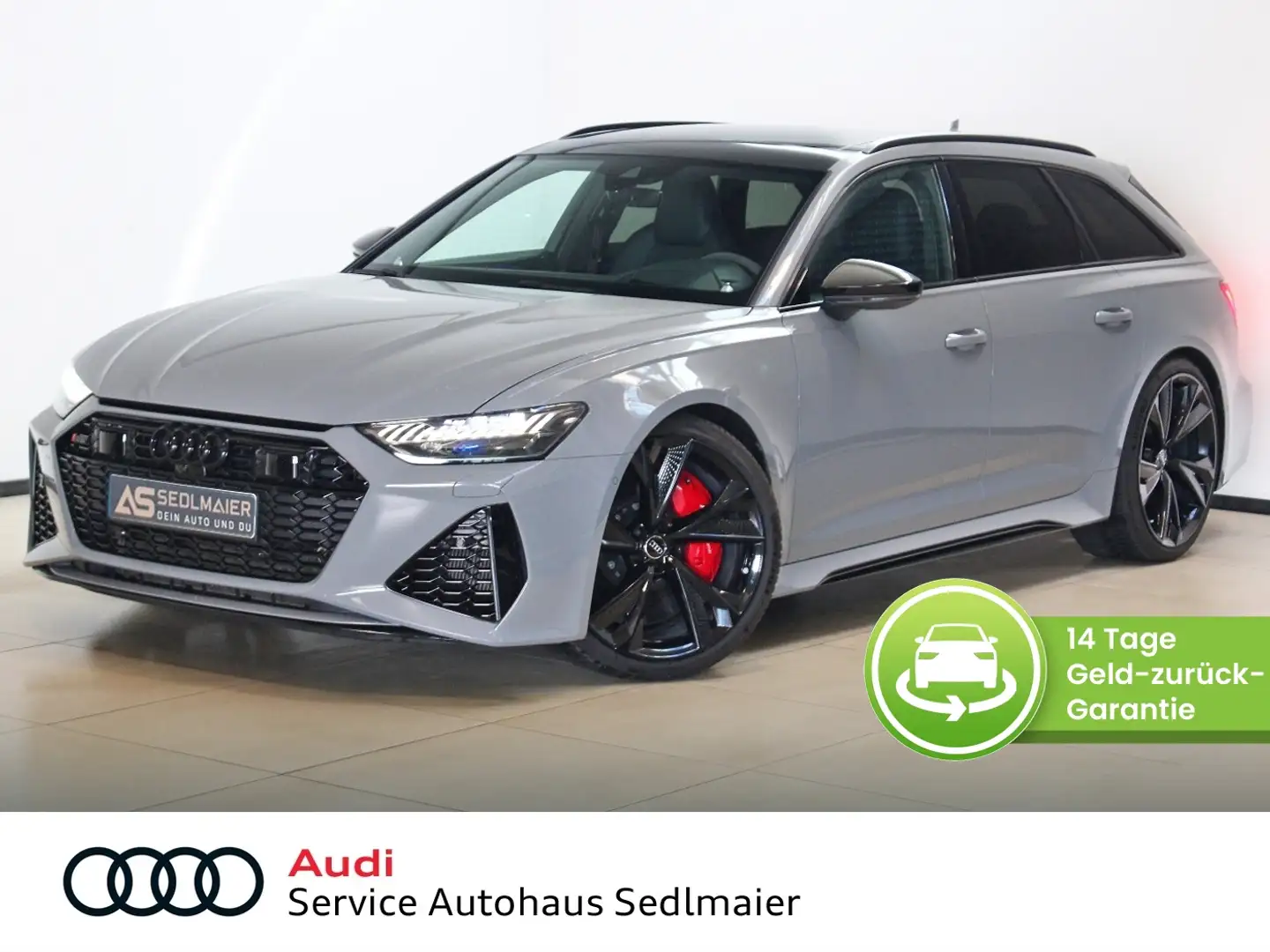 Audi RS6 RS 6 Avant 4.0 quattro TFSI PANO|Laser|HuD|360° Gris - 1