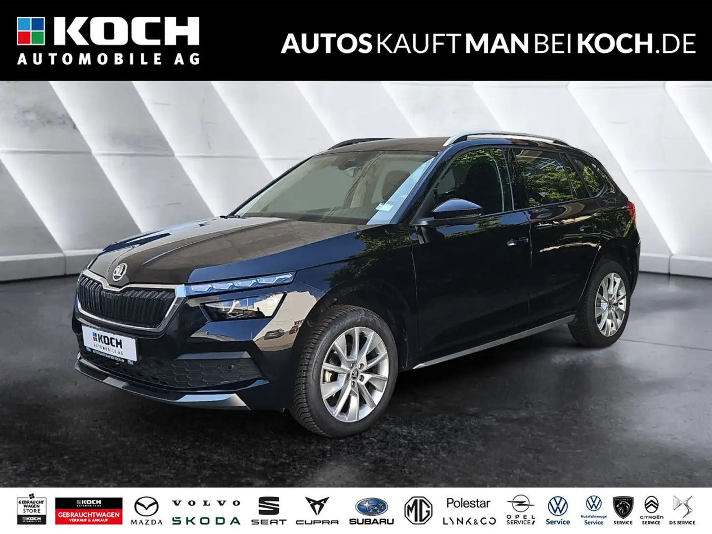 Skoda Kamiq 1.0 TSI Style DSG NAVI KAMERA LED KESSY Schwarz - 1