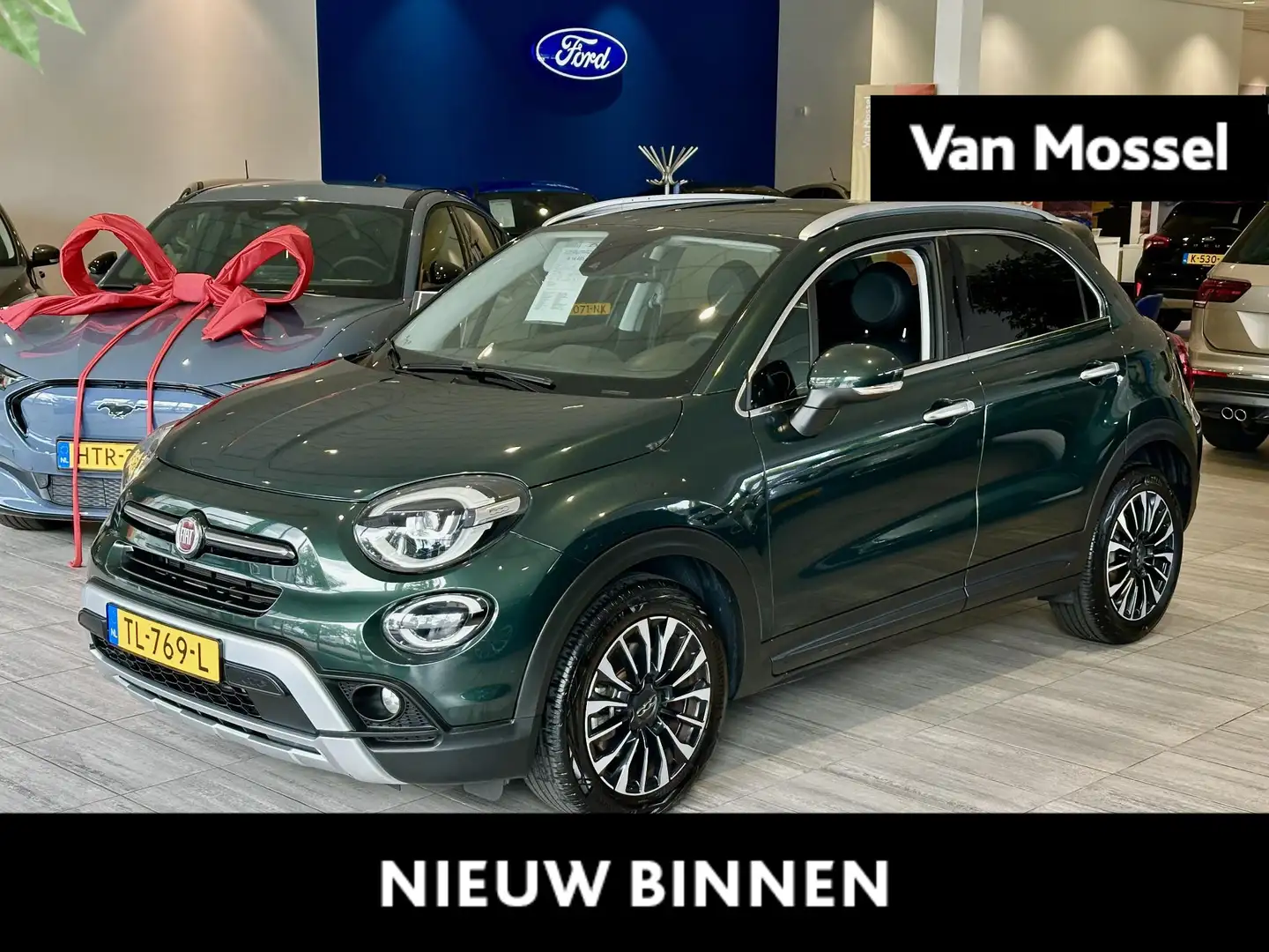 Fiat 500X Cross 1.0 GSE City Cross | KeyLess | Navigatie | H Groen - 1