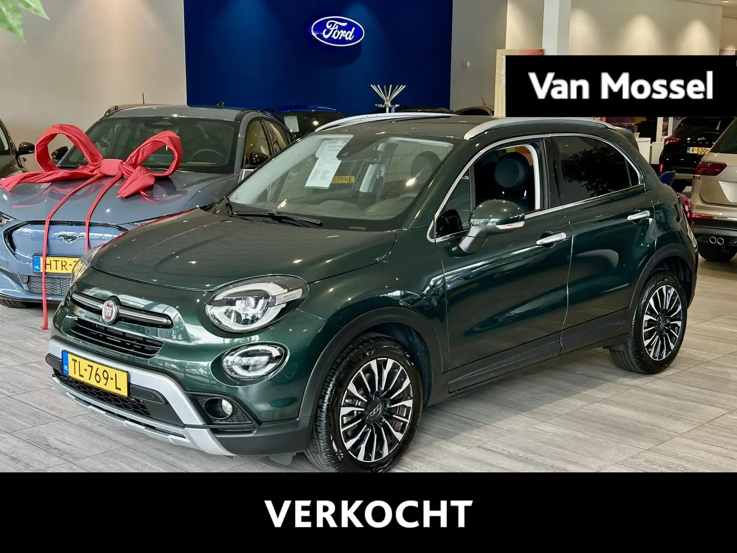 Fiat 500X Cross 1.0 GSE City Cross | KeyLess | Navigatie | H Groen - 1