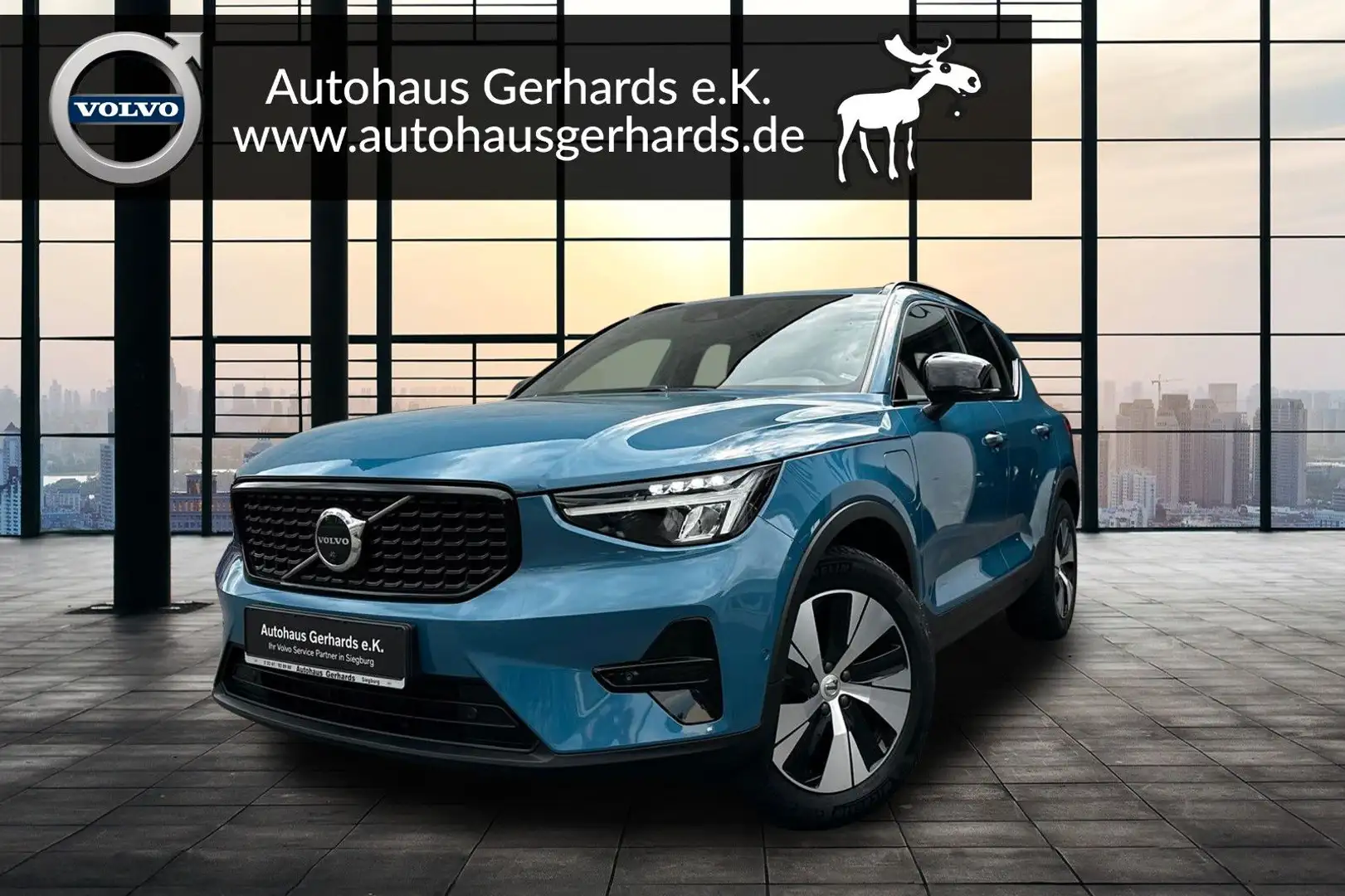 Volvo XC40 T5 Plus Plugin 360°,AHK,BLIS,ACC,Alcantara Blau - 1