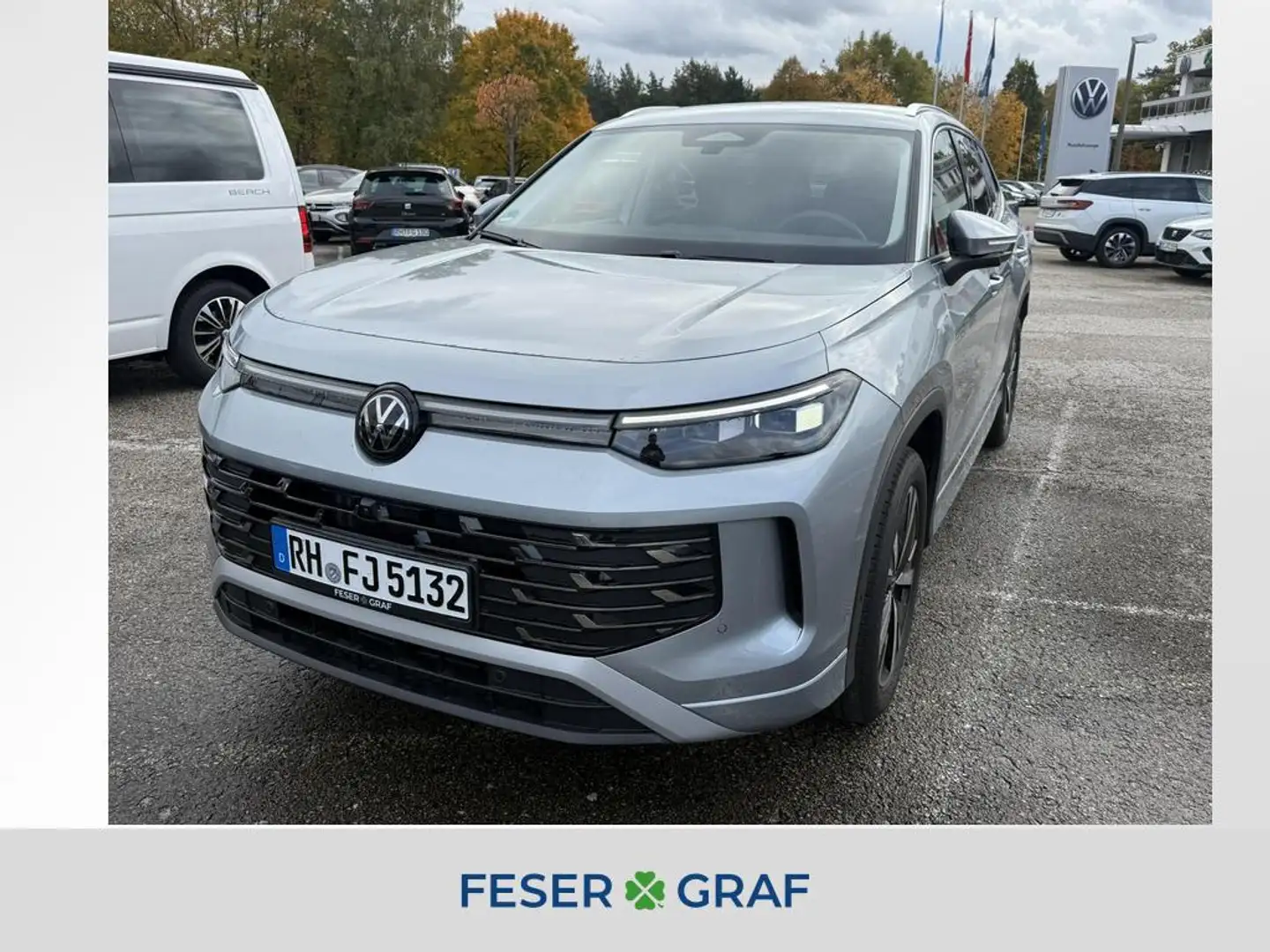 Volkswagen Tayron 2.0 TDI Elegance ALLRAD 7-SITZE AHK Silber - 1