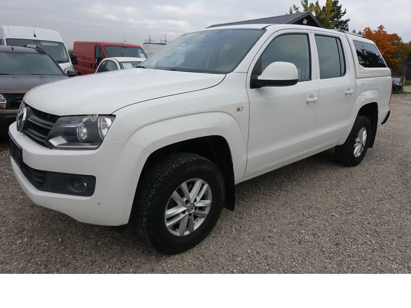 Volkswagen Amarok Trendline DoubleCab 4Motion AHK PDC Navi Blanc - 1