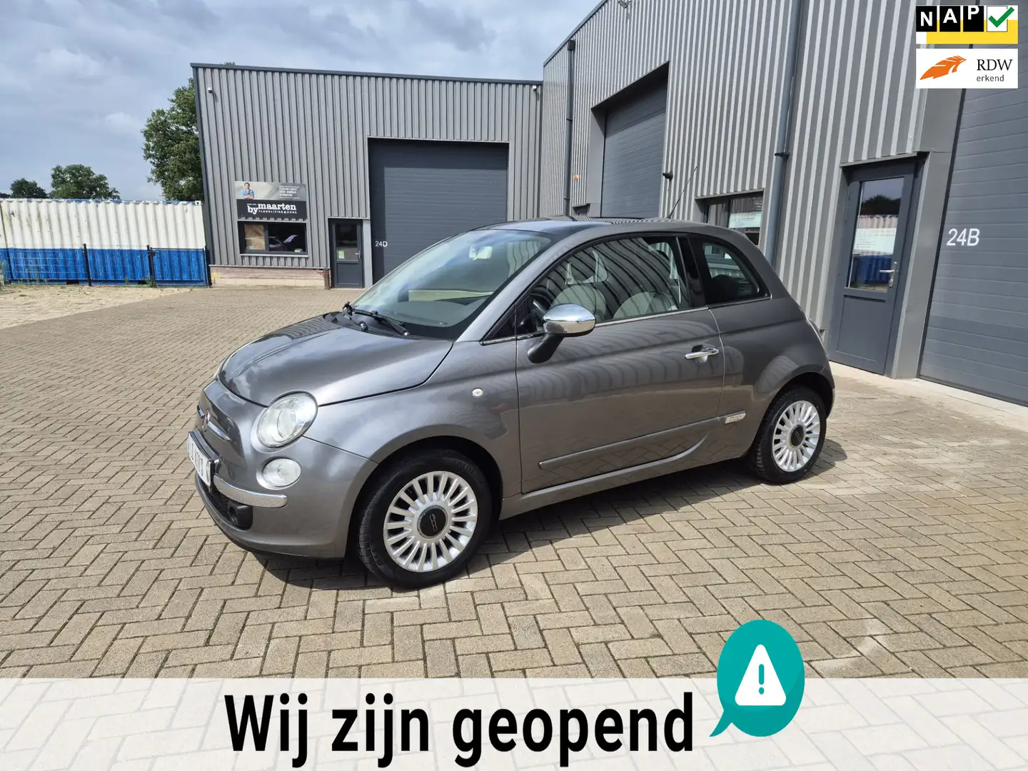 Fiat 500 1.2 Lounge TOP OCCASION Grau - 1