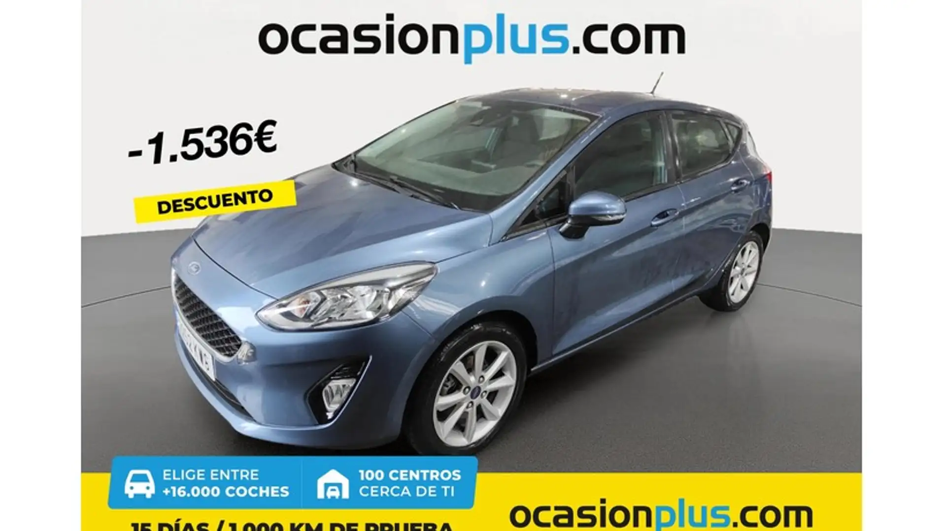 Ford Fiesta 1.0 EcoBoost S/S Trend+ 100 Blau - 1