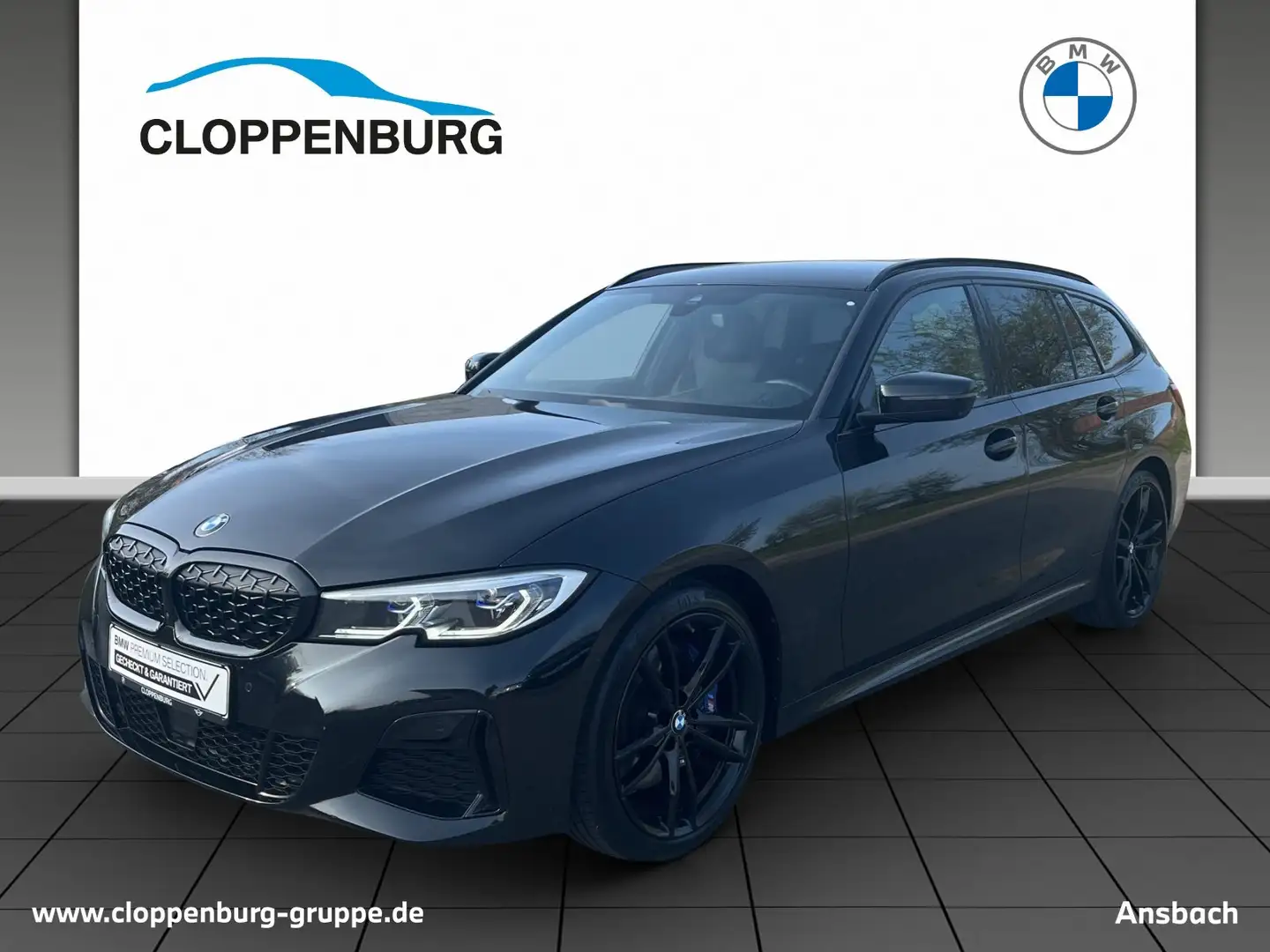BMW 340 M340d xDrive M Sportpaket Head-Up+Navi+Laser+BT Schwarz - 1