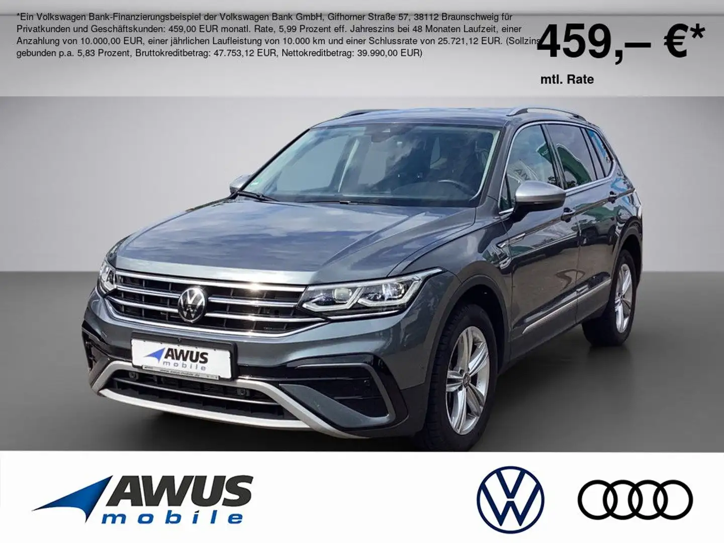 Volkswagen Tiguan Allspace 2.0TDI DSG 4Motion Elegance AHK Grau - 1