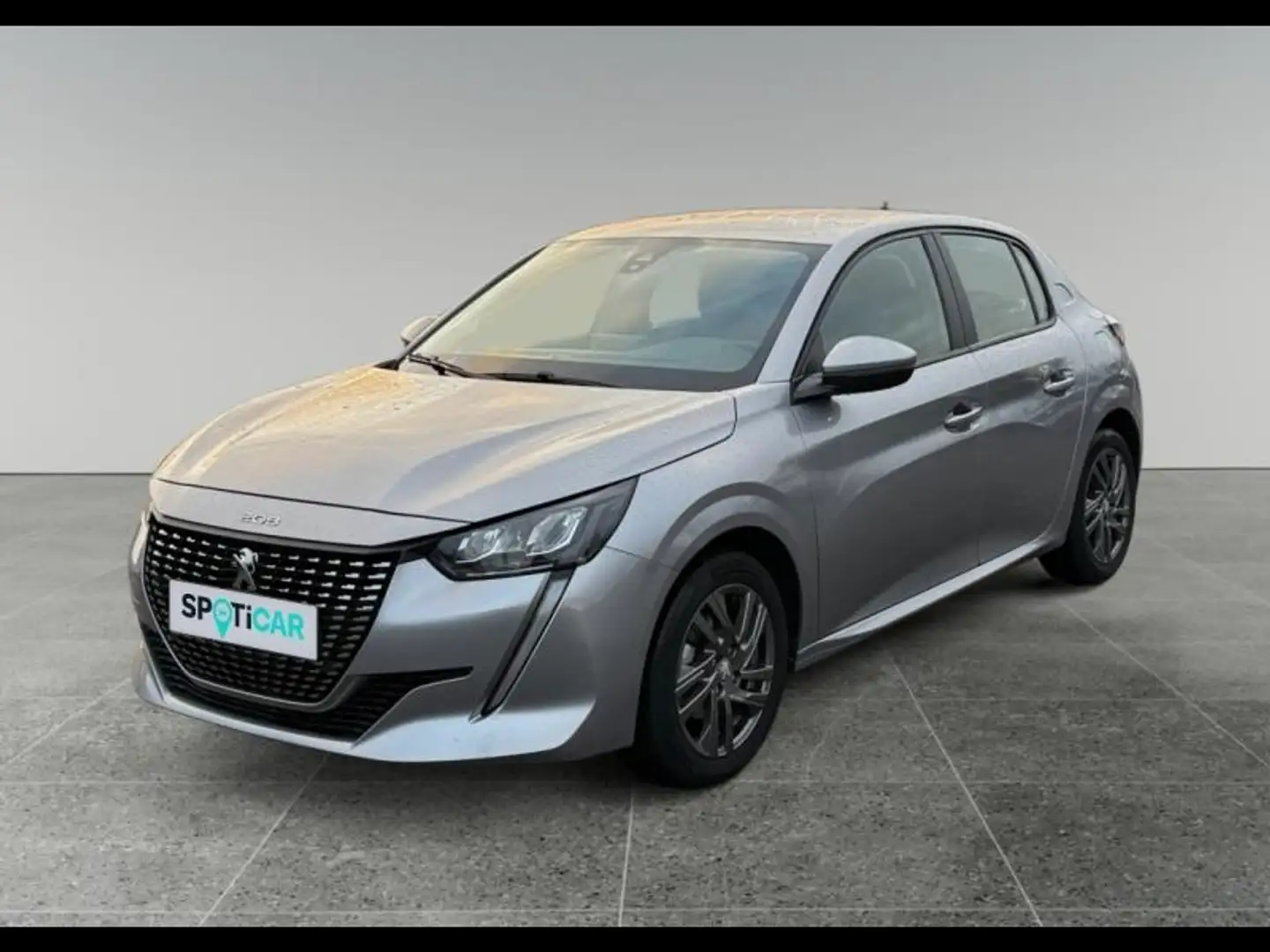 Peugeot 208 1.2 PureTech 75ch S\u0026S Active Pack Gris - 1