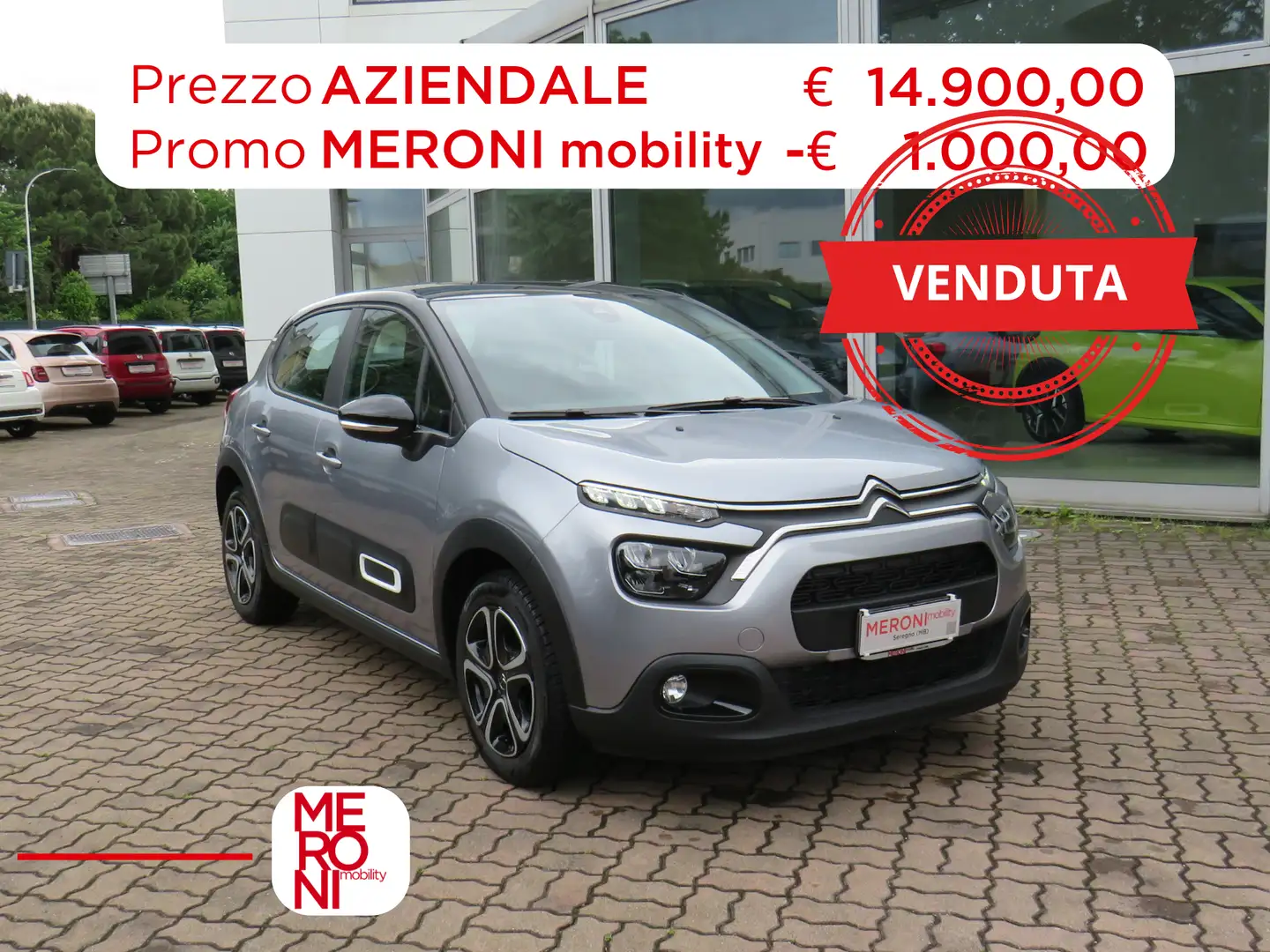Citroen C3 PureTech 83 S&S Shine Grigio - 1
