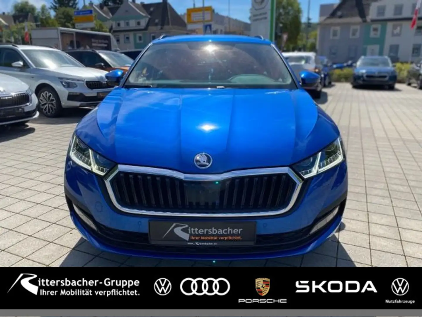 Skoda Octavia Combi 2.0 TDI DPF Clever beheizb. WSS Blauw - 1