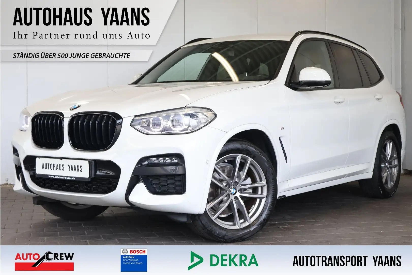 BMW X3 xDrive 20i M Sport Shadow FRONT+KAM+LED+19" Weiß - 1