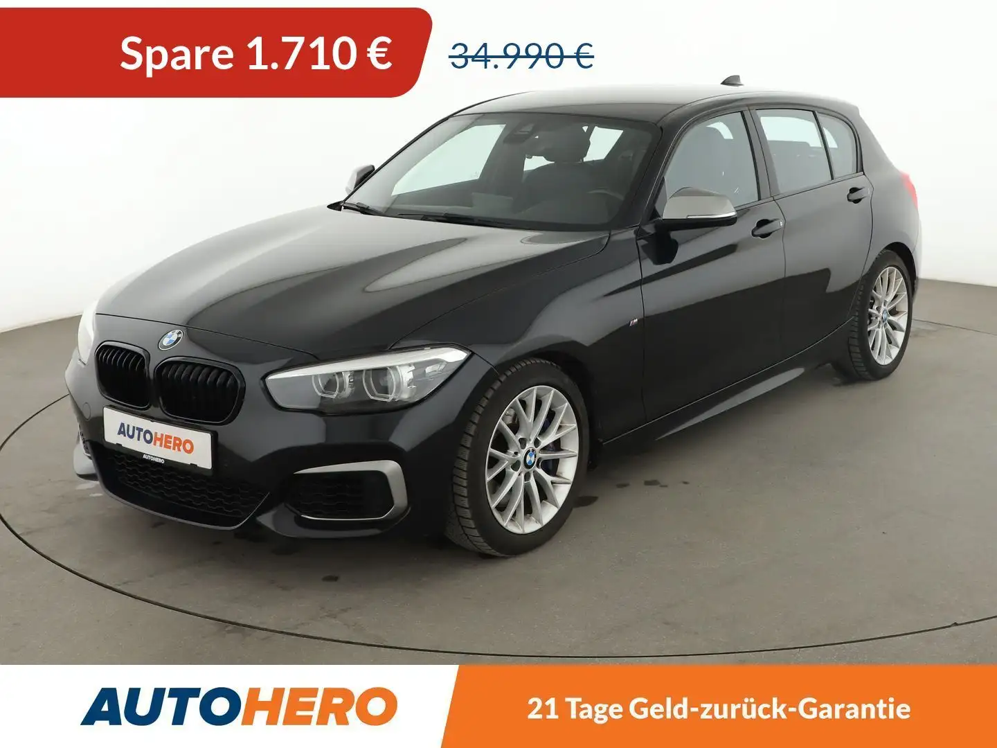 BMW 140 i xDrive Special Edition Aut.*NAVI*LED* Schwarz - 1