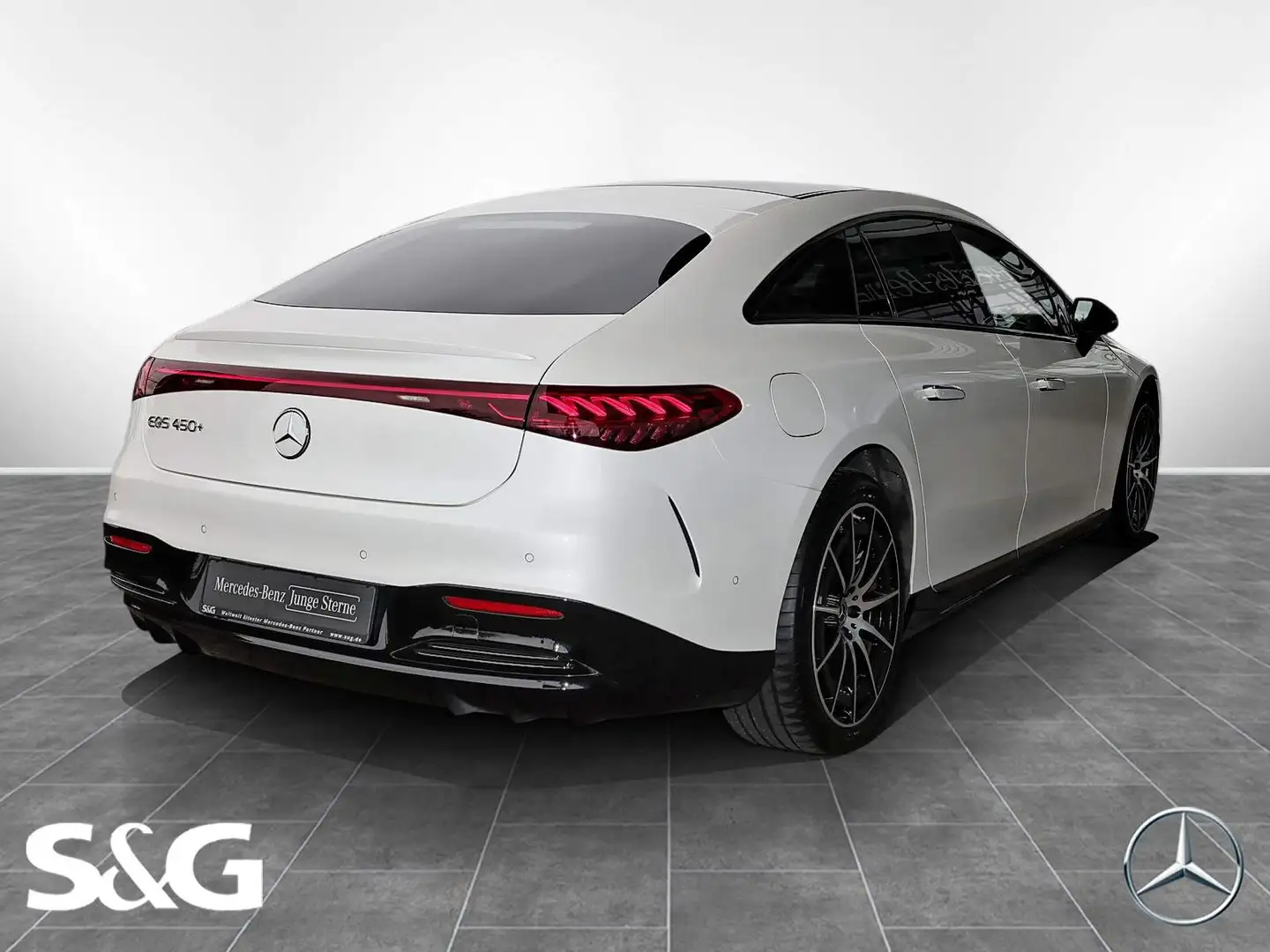 Mercedes-Benz EQS 4 M AMG Line HEADUP+DISTRONIC+MEMORY+21" Weiß - 2