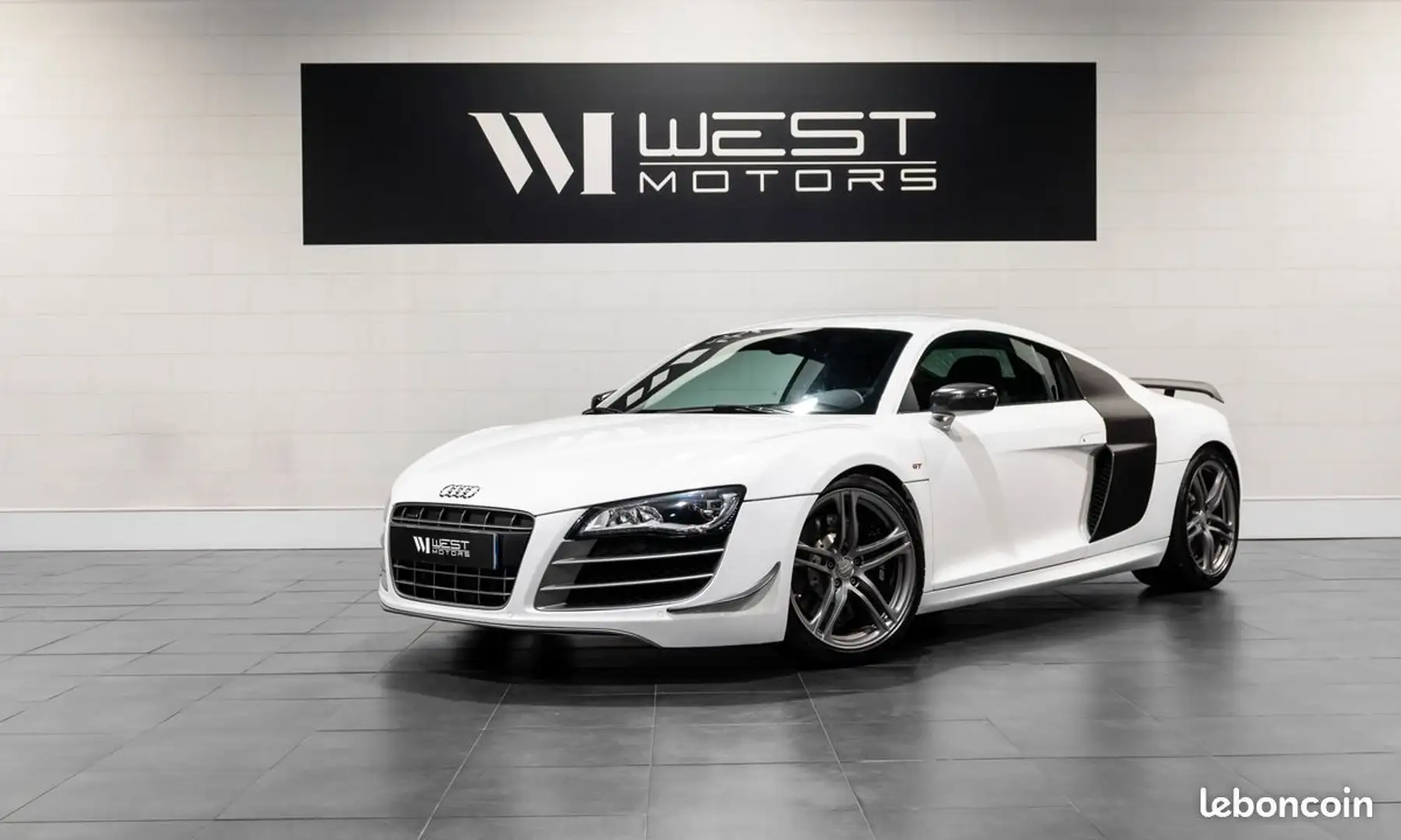 Audi R8 GT V10 5.2 560 Immat France 1 OF 333 966E-MOIS Bianco - 1