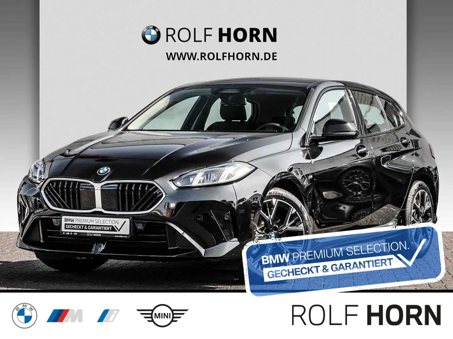 BMW 114 120 M Sport Design Aut RfKamera Navi Sitzhzg LED Noir - 1