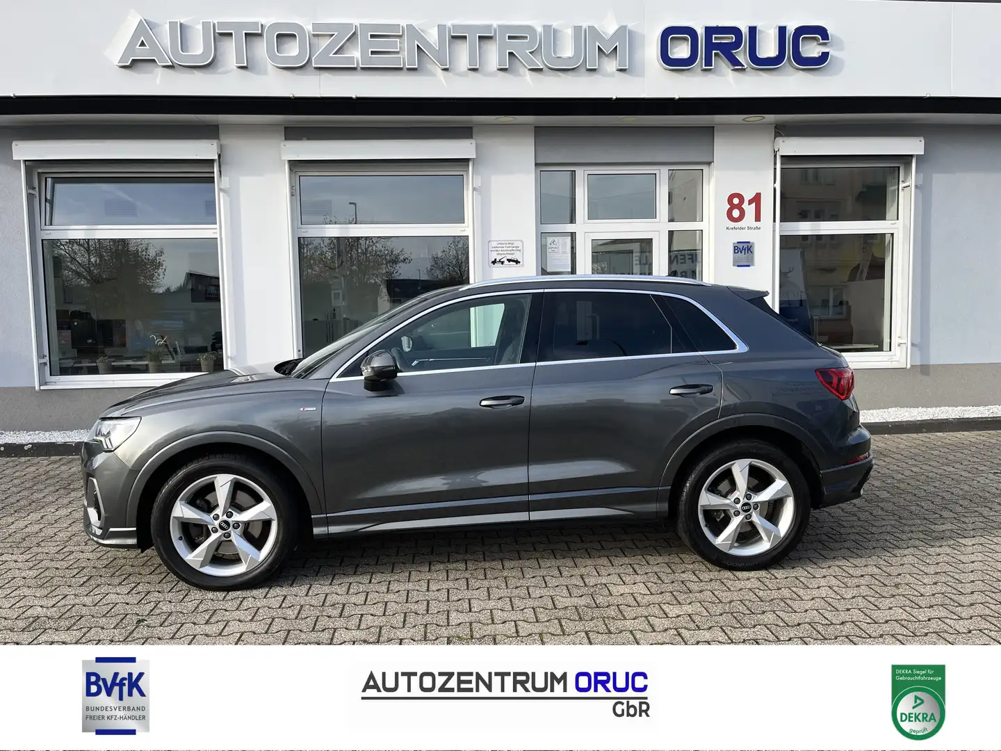 Audi Q3 40 TDI quattro S line *Pano*ACC*LED* Gris - 1