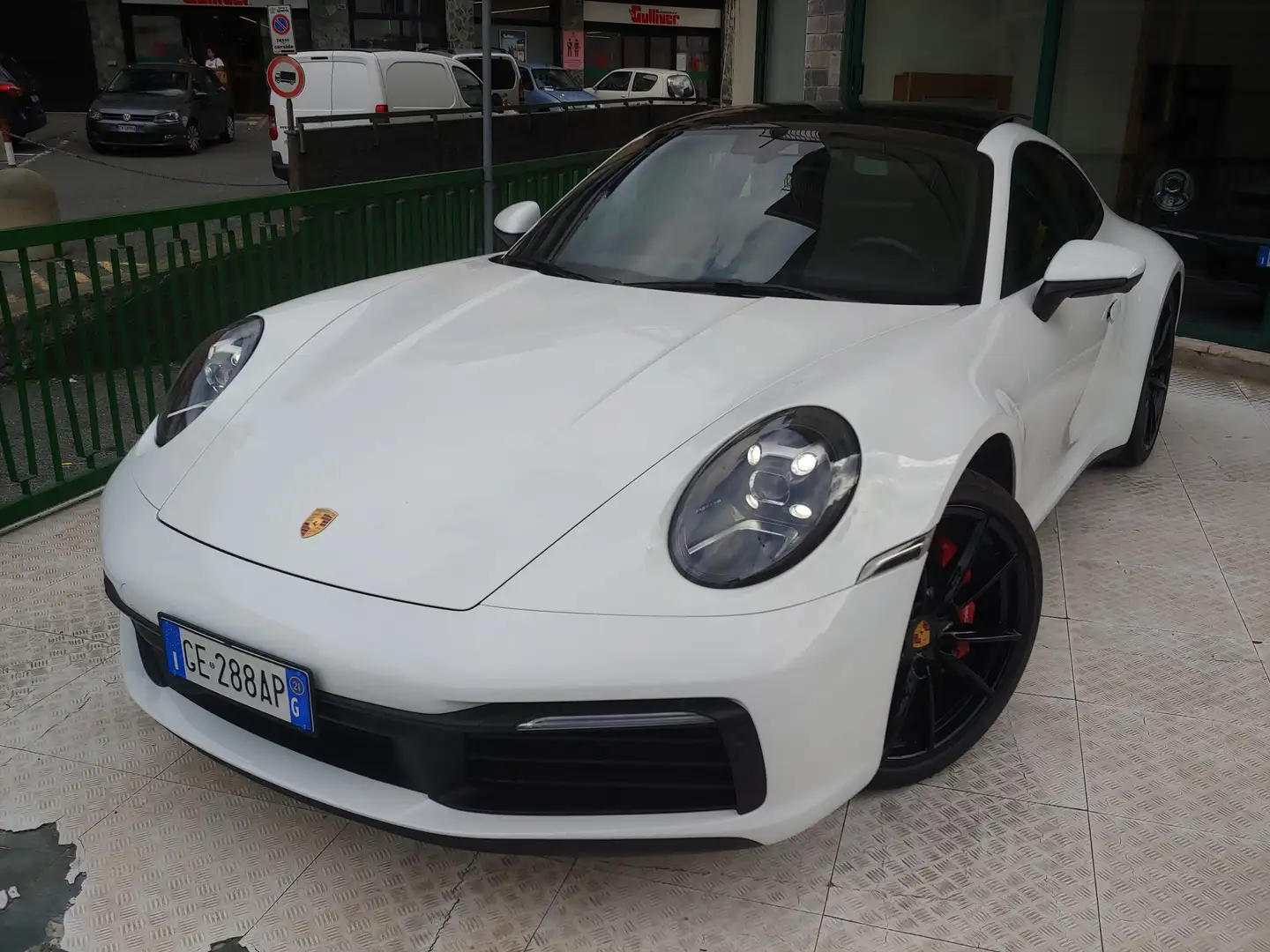 Porsche 911 992 Carrera S Coupe 3.0  SCARICHI ASSE P STERZANTE Bianco - 1