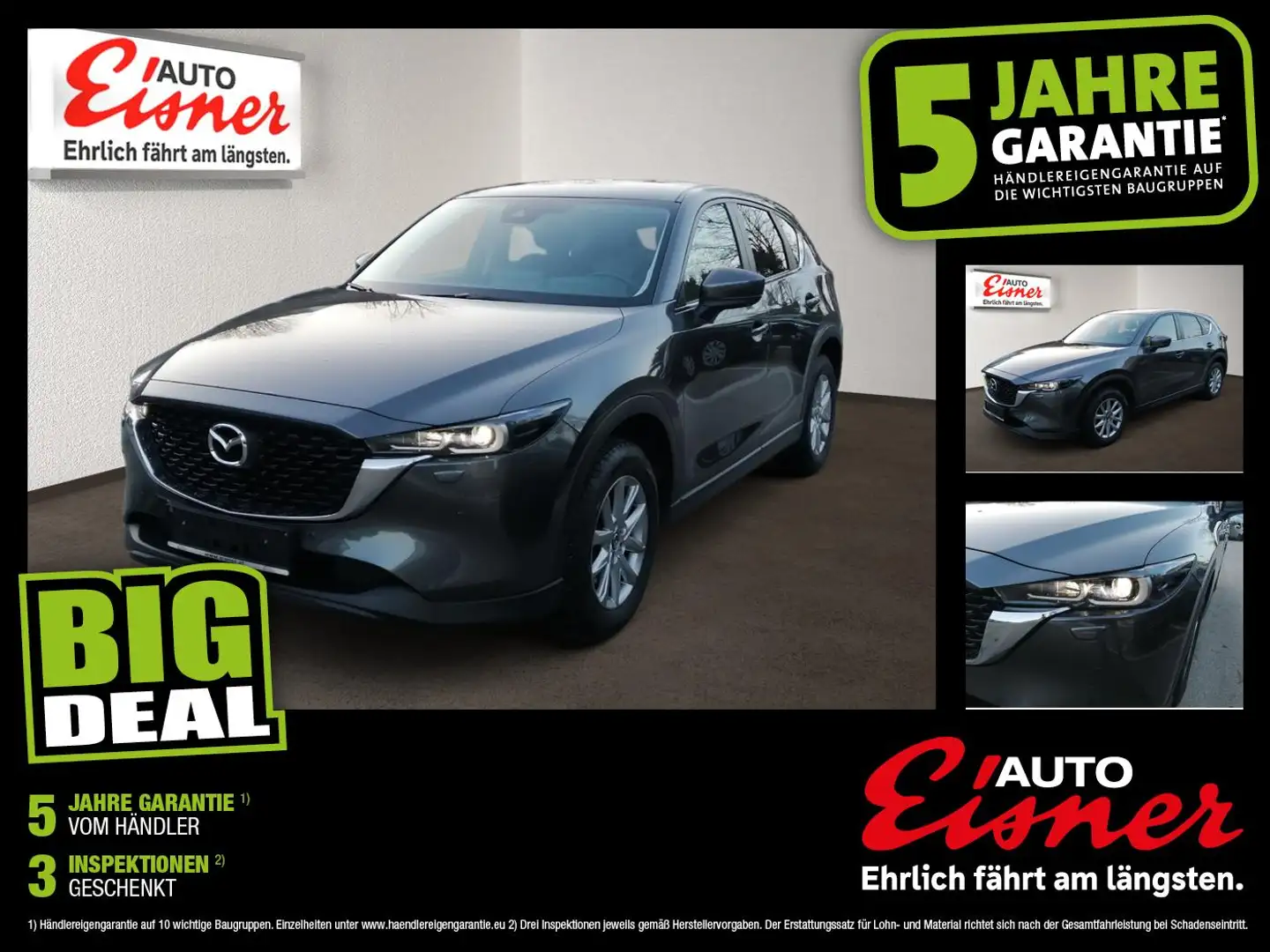 Mazda CX-5 CD150 AWD AMBITION PLUS HeadUp Disply Grau - 1