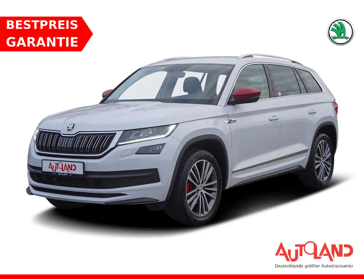 Skoda Kodiaq 1.5 TSI L&K LED ACC 360° AHK Standheizung Weiß - 1