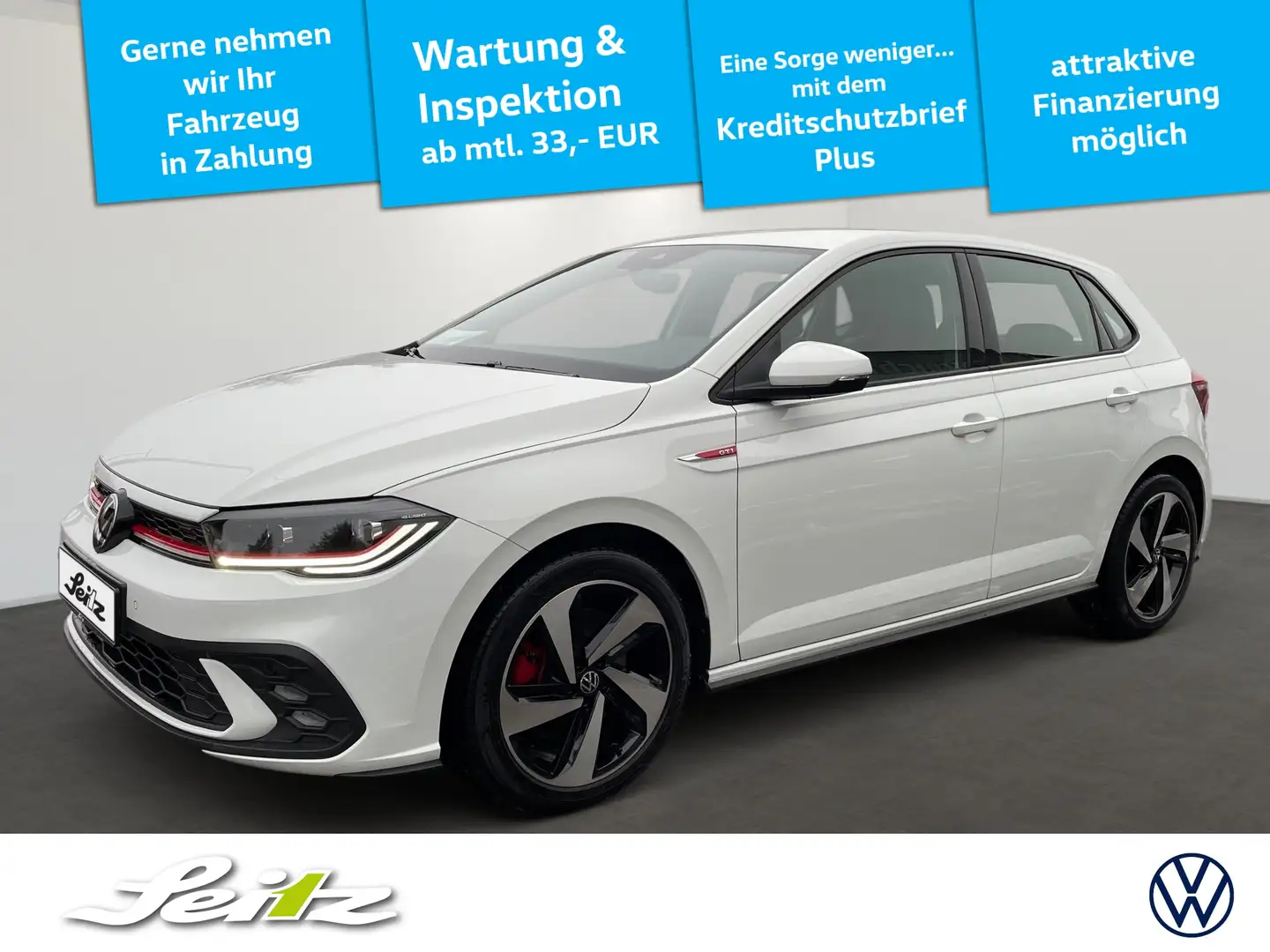 Volkswagen Polo VI 2.0 TSI GTI *MATRIX*PDC*NAVI*SITZH* Blanc - 1