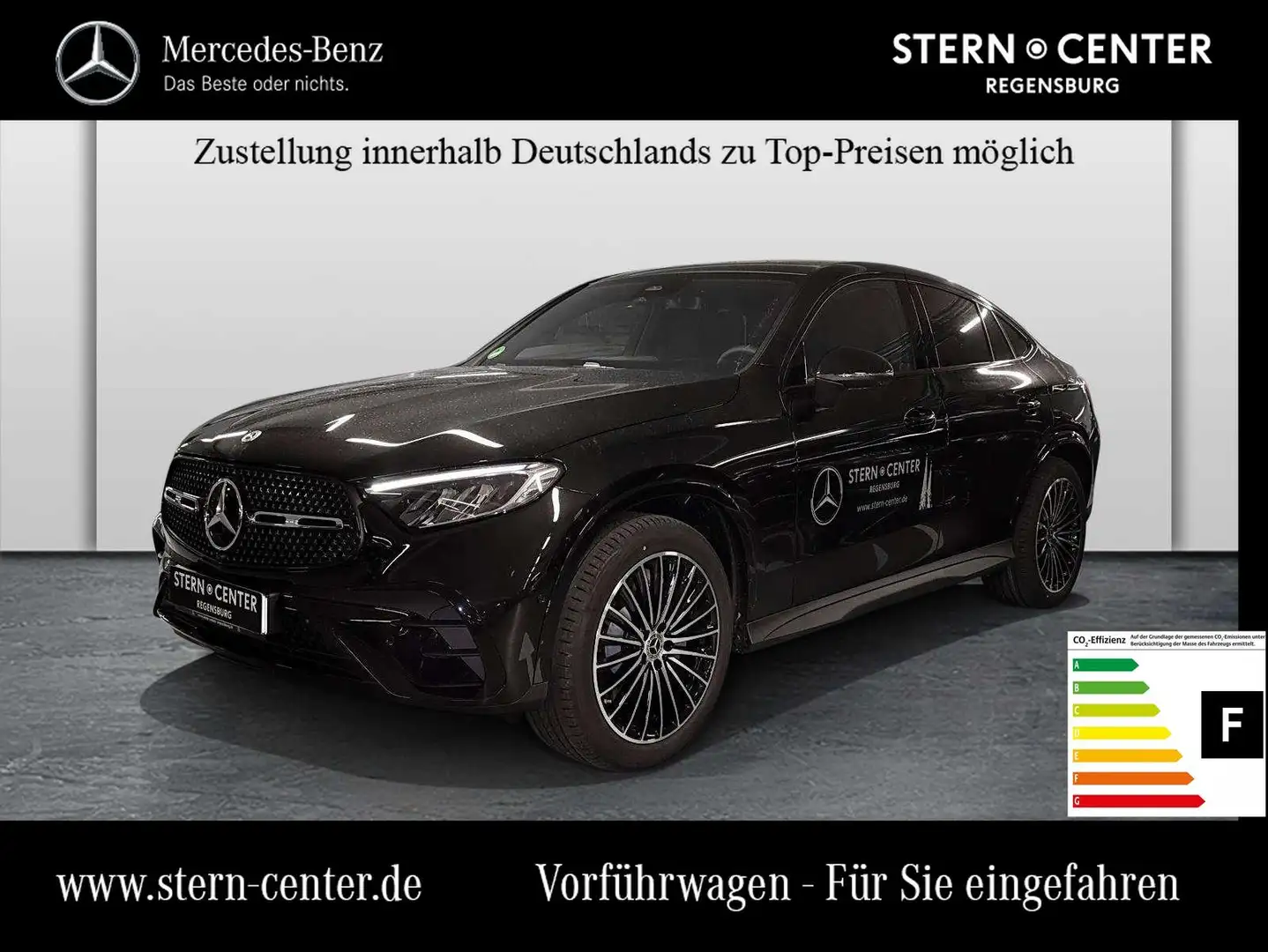 Mercedes-Benz GLC 200 4MATIC Coupé LED MBUX AMG SHD Perf-AGA Zwart - 1