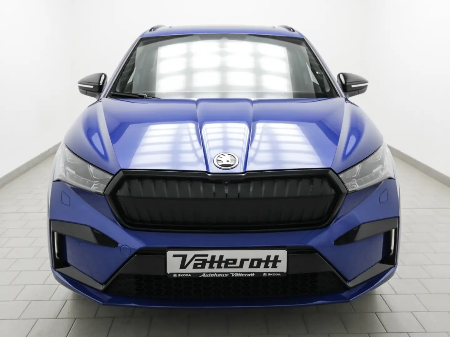 Skoda Enyaq 80 Sportline AHK Panodach Leder Navi ACC Blau - 2
