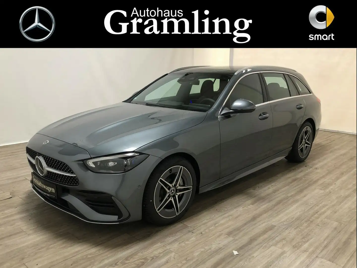 Mercedes-Benz C 220 d T 4M AMG Standh*Distr*AHK*Pano*Sitzklima Grau - 1