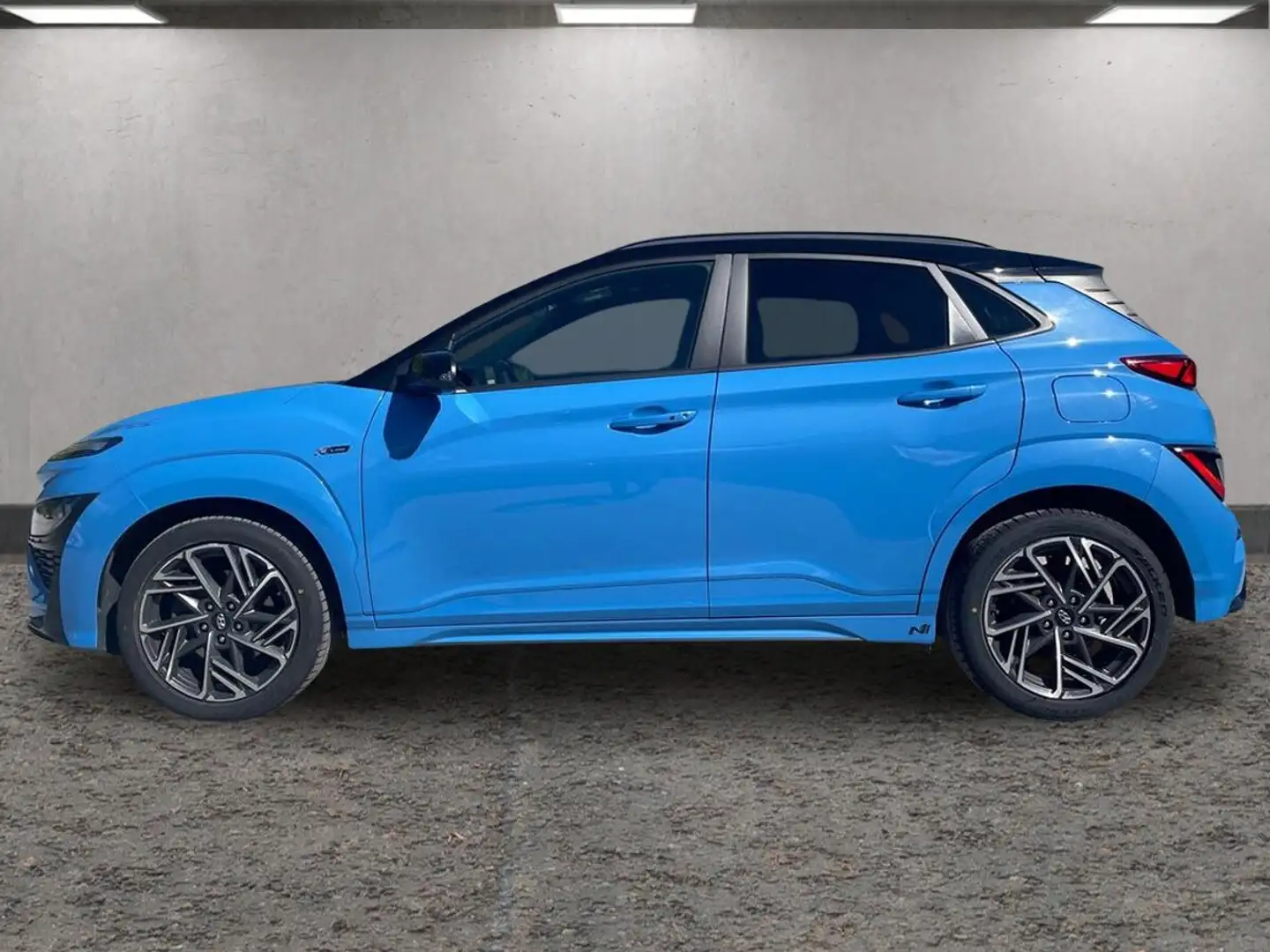 Hyundai KONA Kona 1,0 T-GDi 48V 2WD N-Line Blau - 2