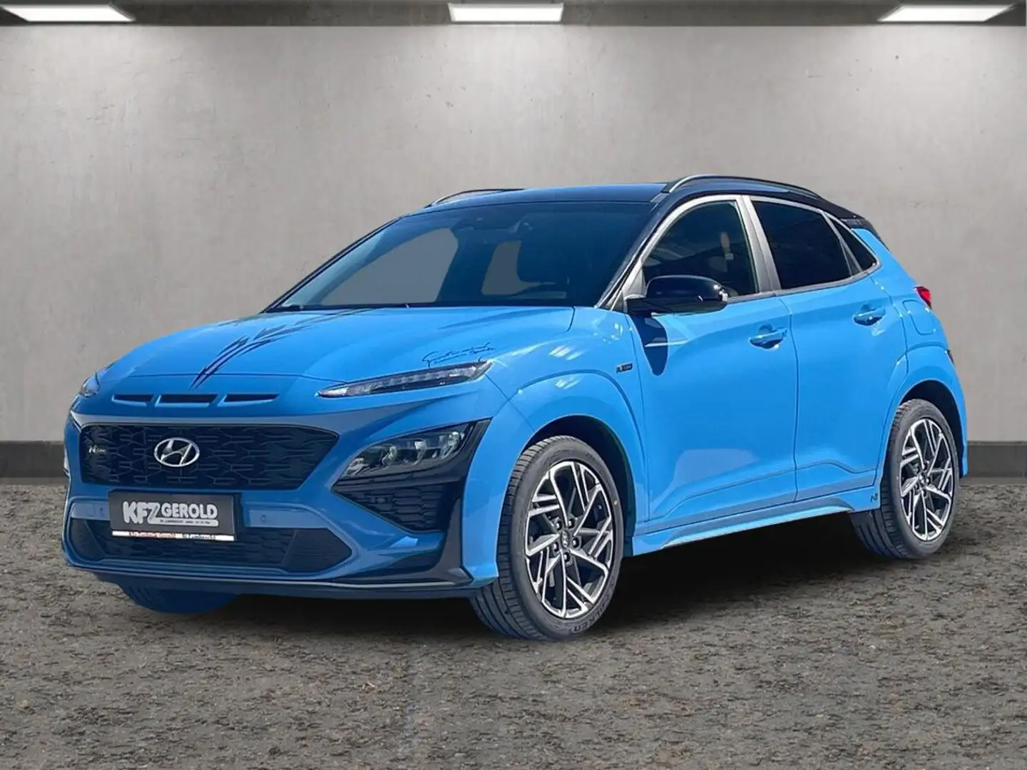 Hyundai KONA Kona 1,0 T-GDi 48V 2WD N-Line Blau - 1