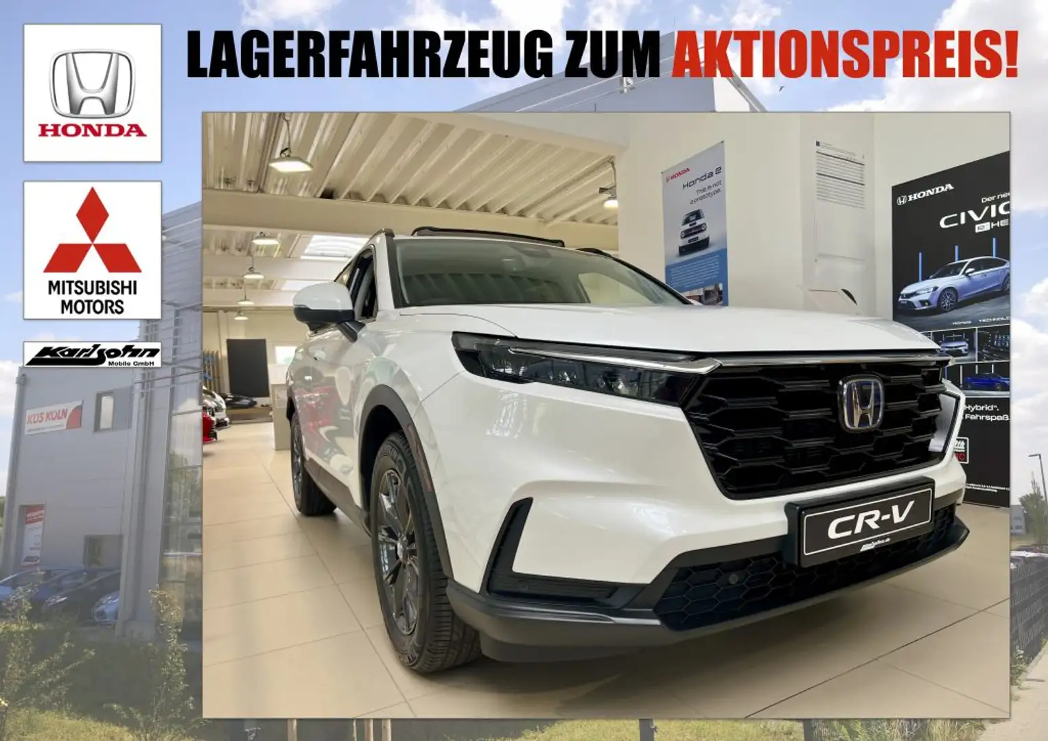 Honda CR-V e:HEV 2.0 i-MMD Hybrid AWD Elegance Weiß - 1