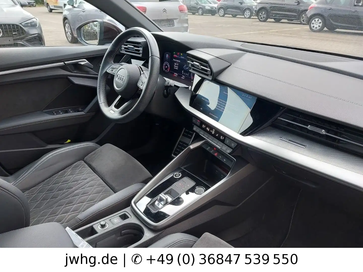 Audi A3 Sportback S-Line LED+/ACC+/PANO/B&O Schwarz - 2
