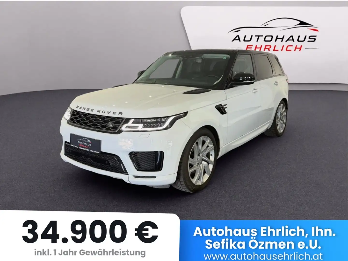 Land Rover Range Rover Sport Range Rover Sport 3,0 TDV6 HSE Dynamic Aut. 7-Sitz Weiß - 1